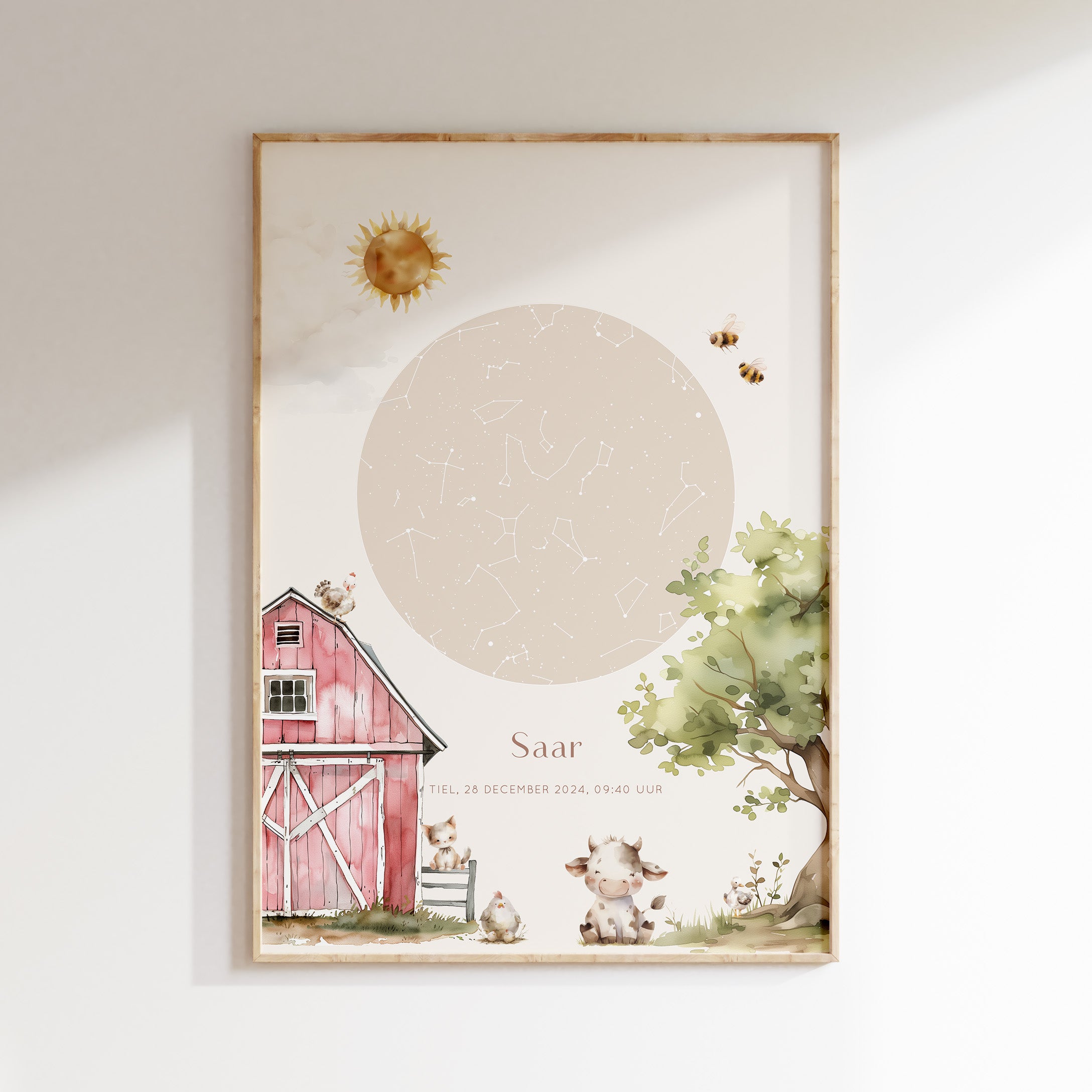 Sterrenhemel poster - Boerderij