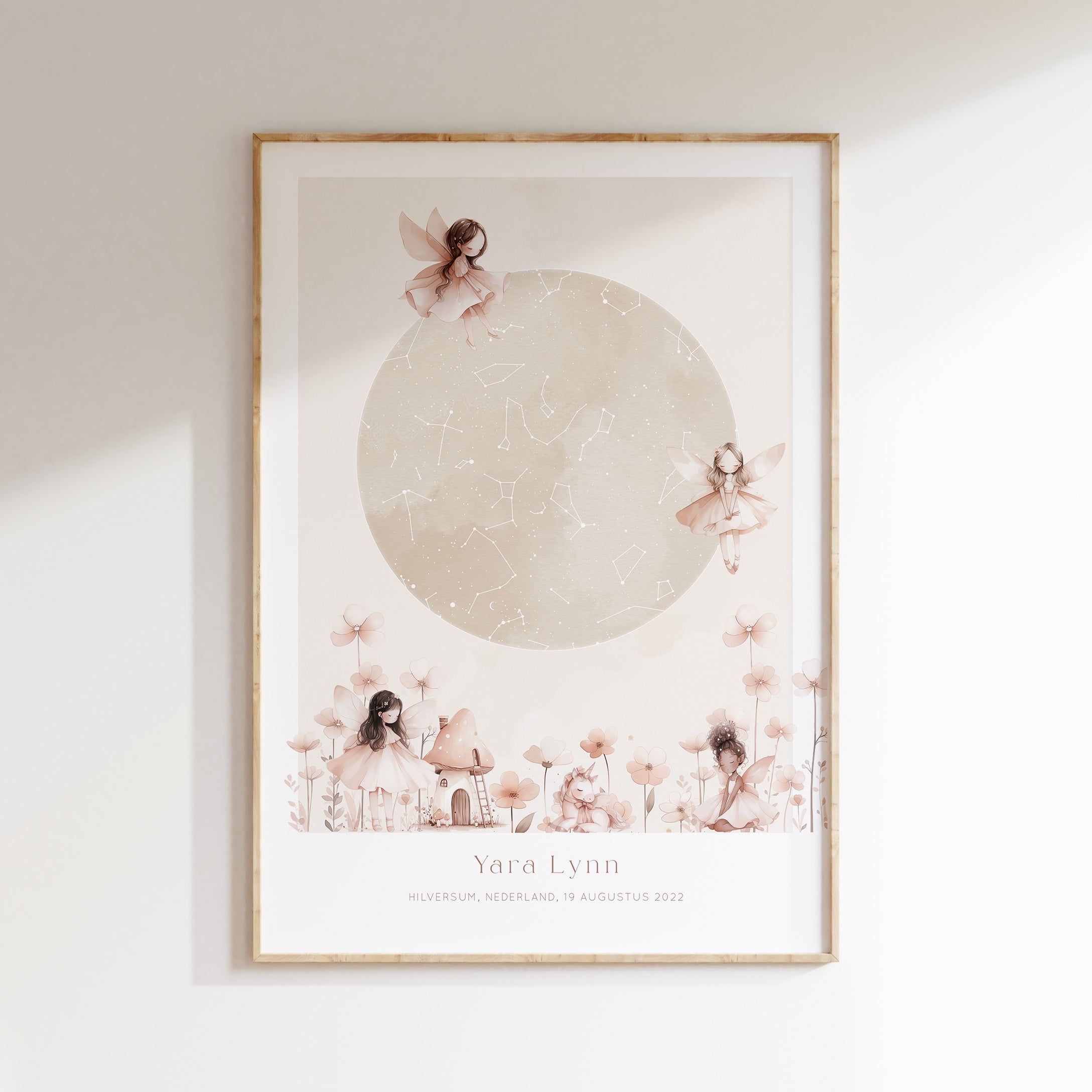 Sterrenhemel poster - Unicorns & Feeën