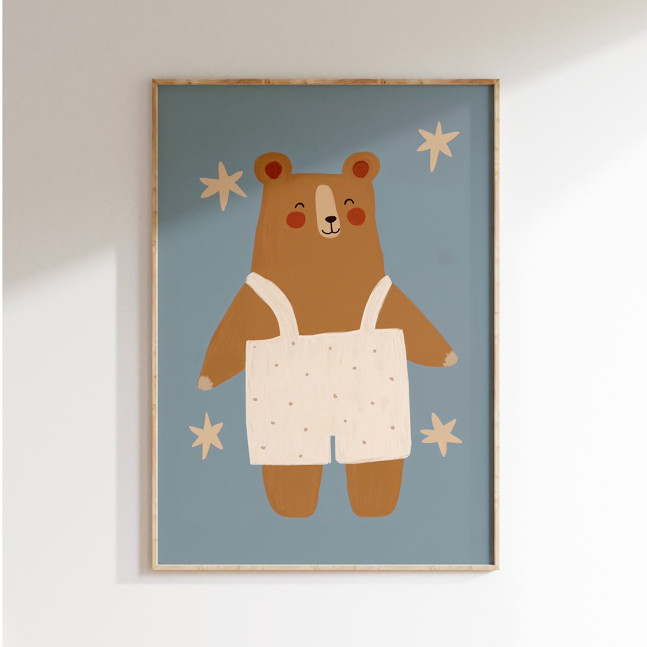 Kinderkamer print - Sterrenbeer