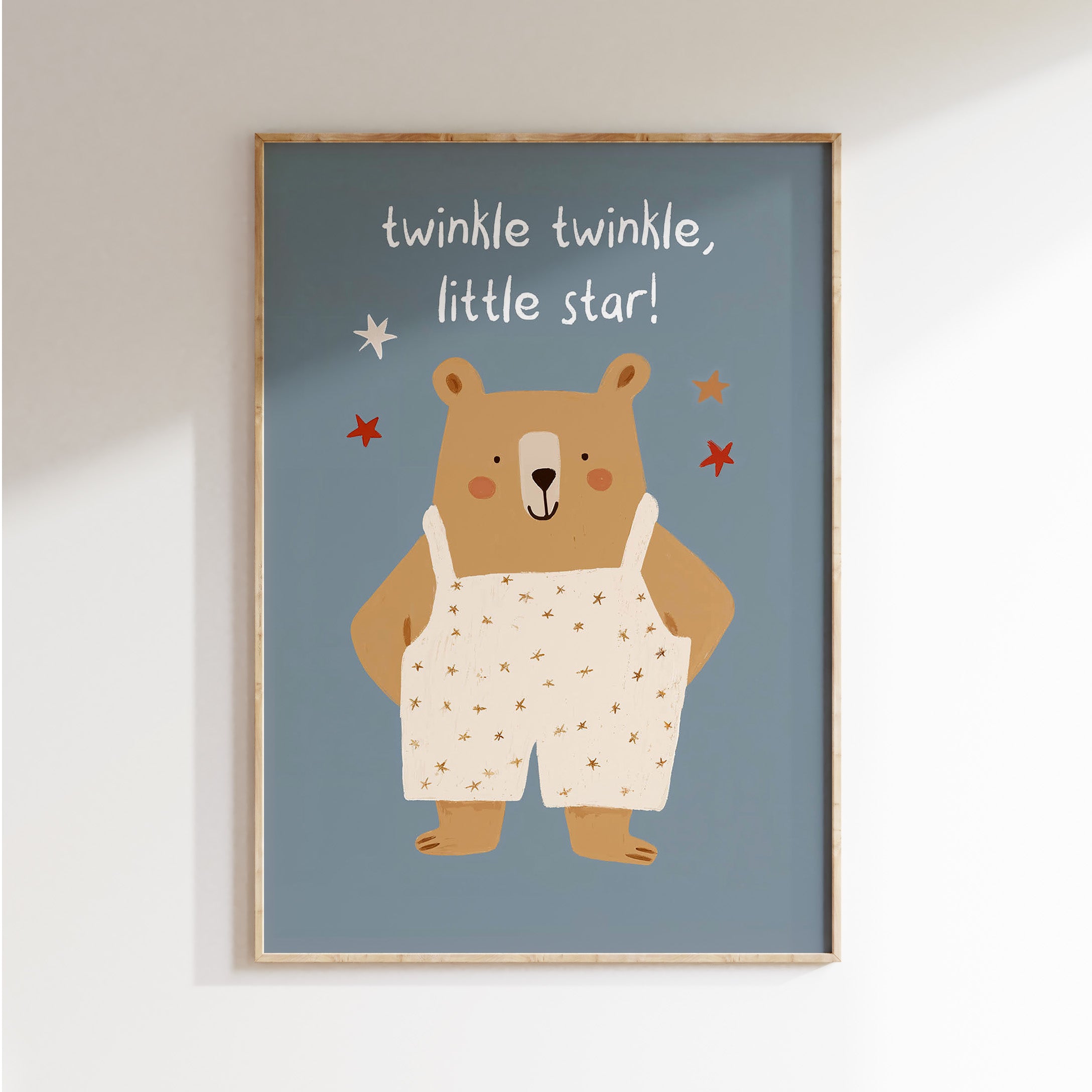 Kinderkamer print - Twinkle twinkle little star