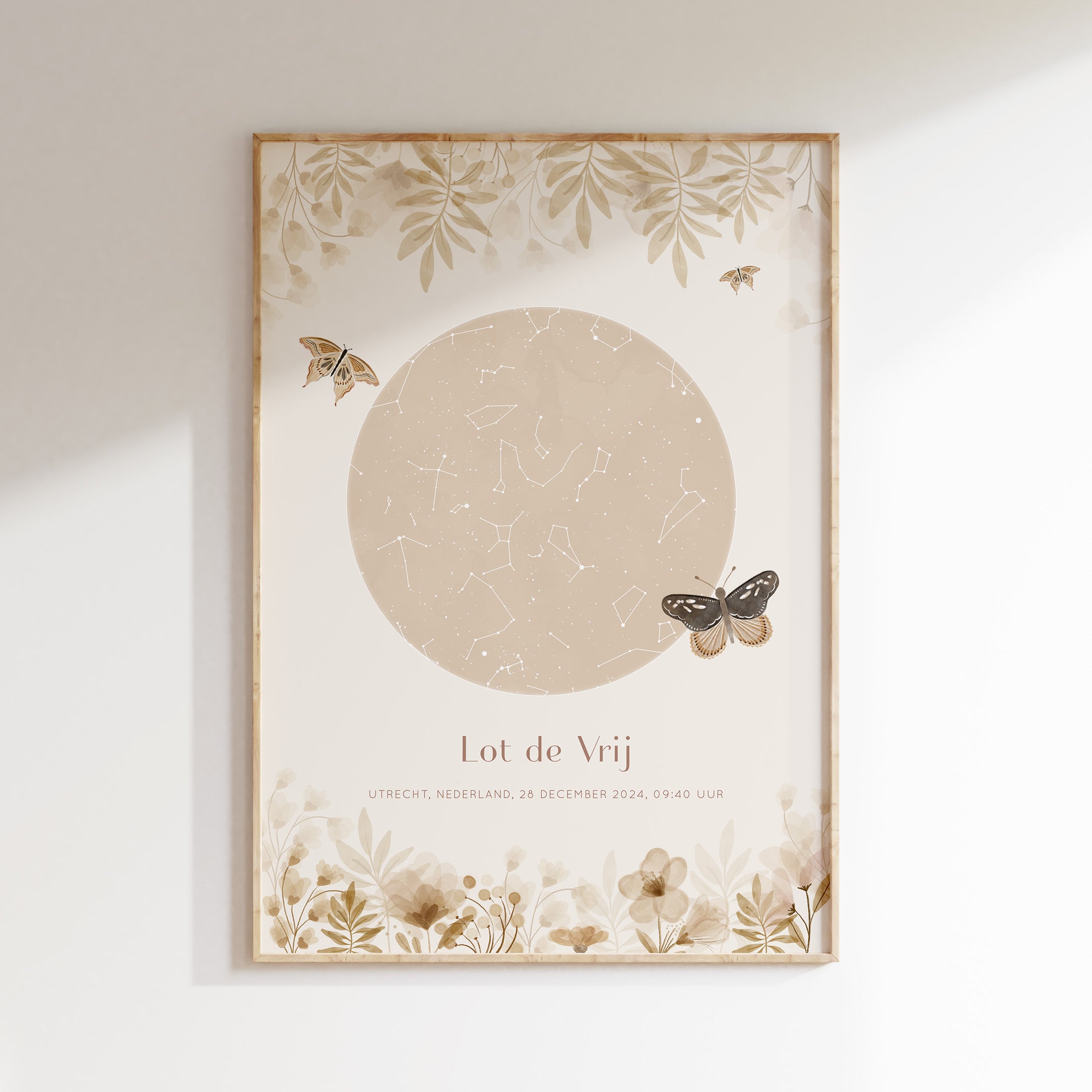 Sterrenhemel poster - Vintage field