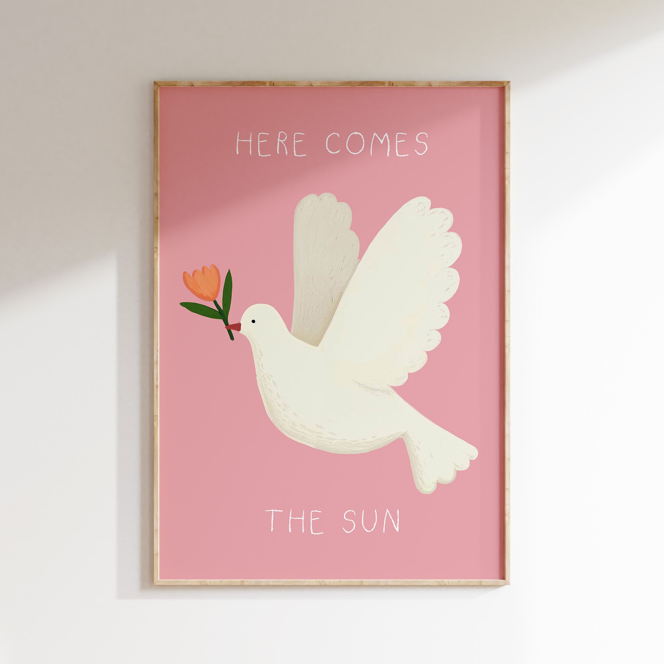 Kinderkamer print - Here comes the sun