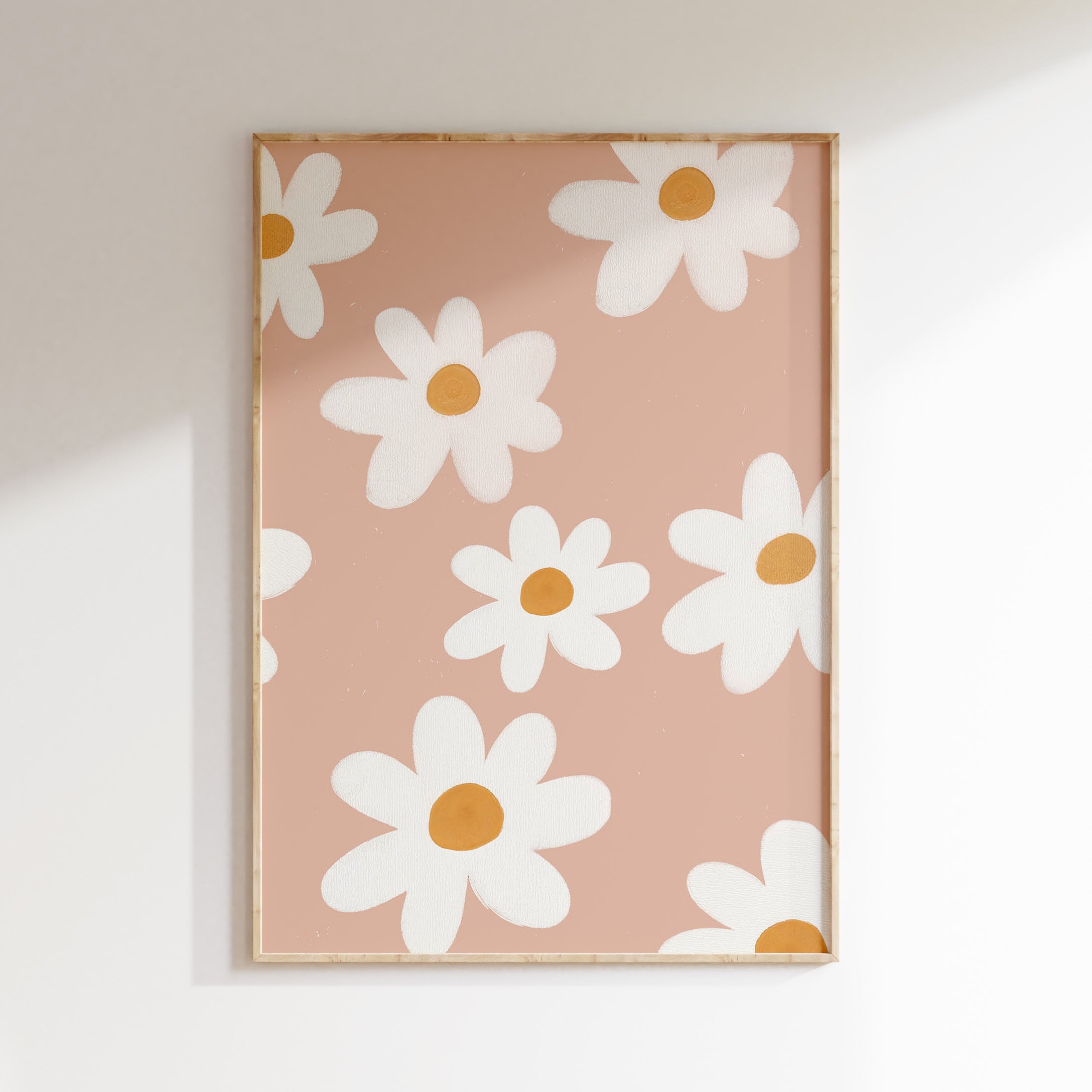 Kinderkamer print - Madeliefjes