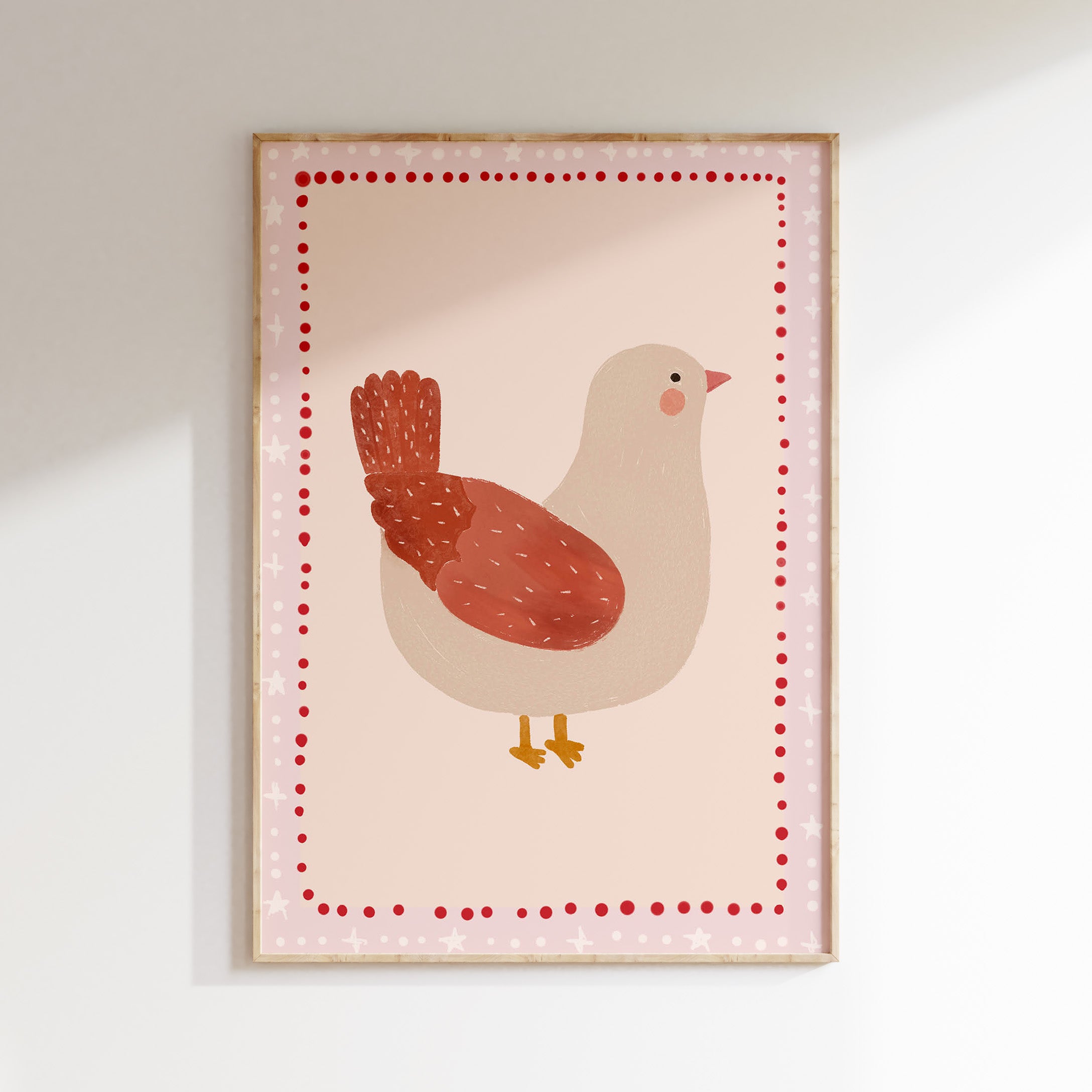 Children's room print – Happy Chicken