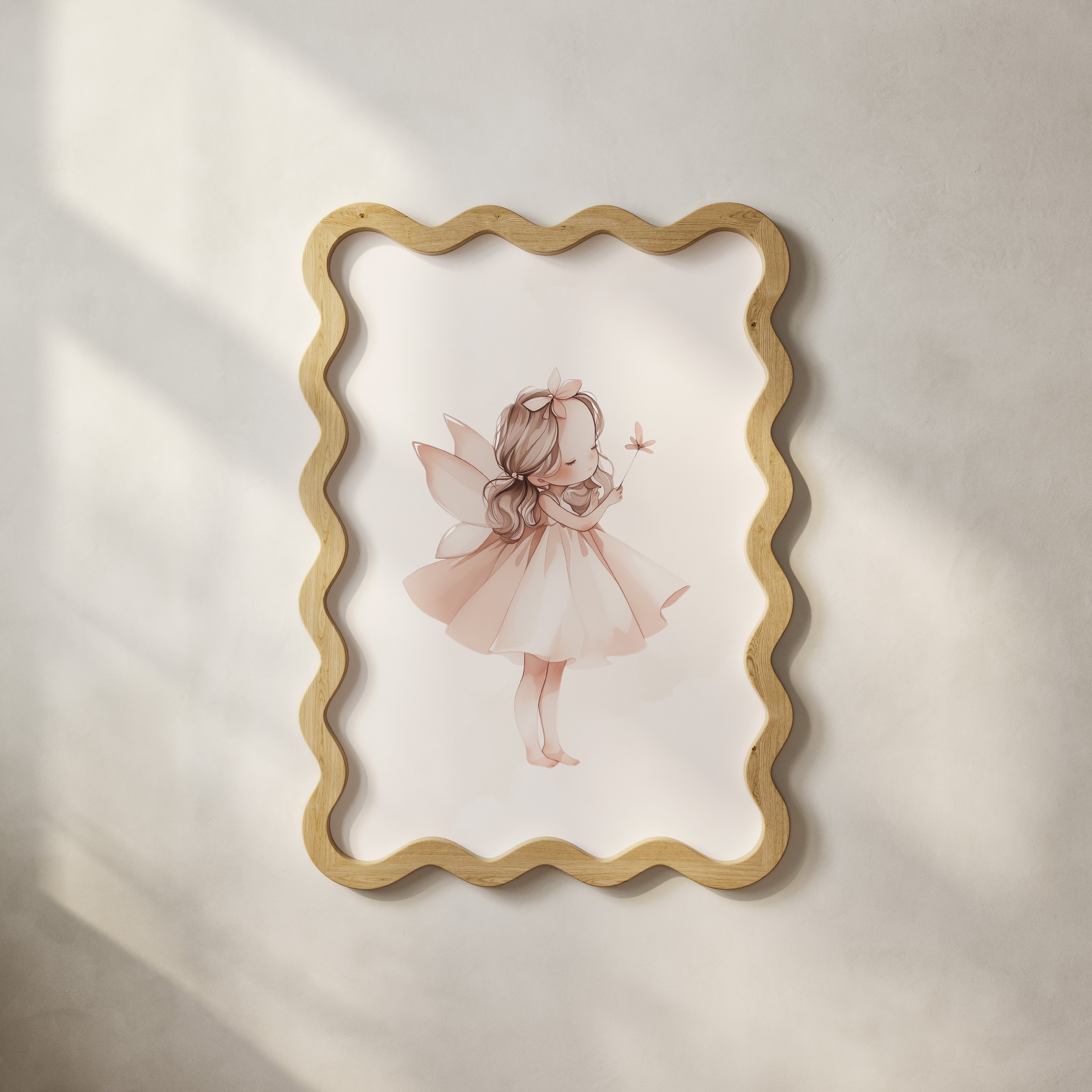 Children's room poster - Fairy with flower | Unicorns & Fairies