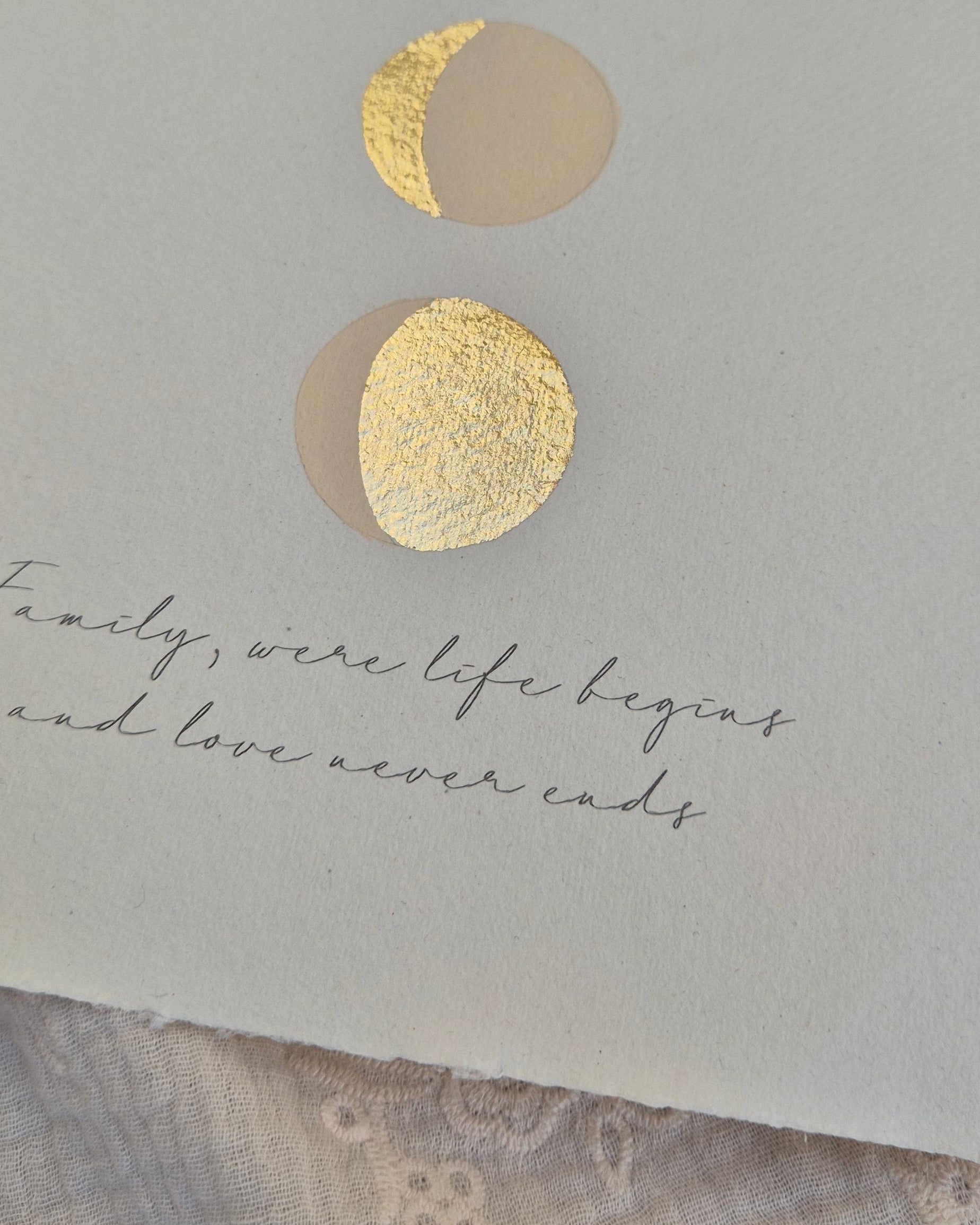 Maanstandposter - Familie