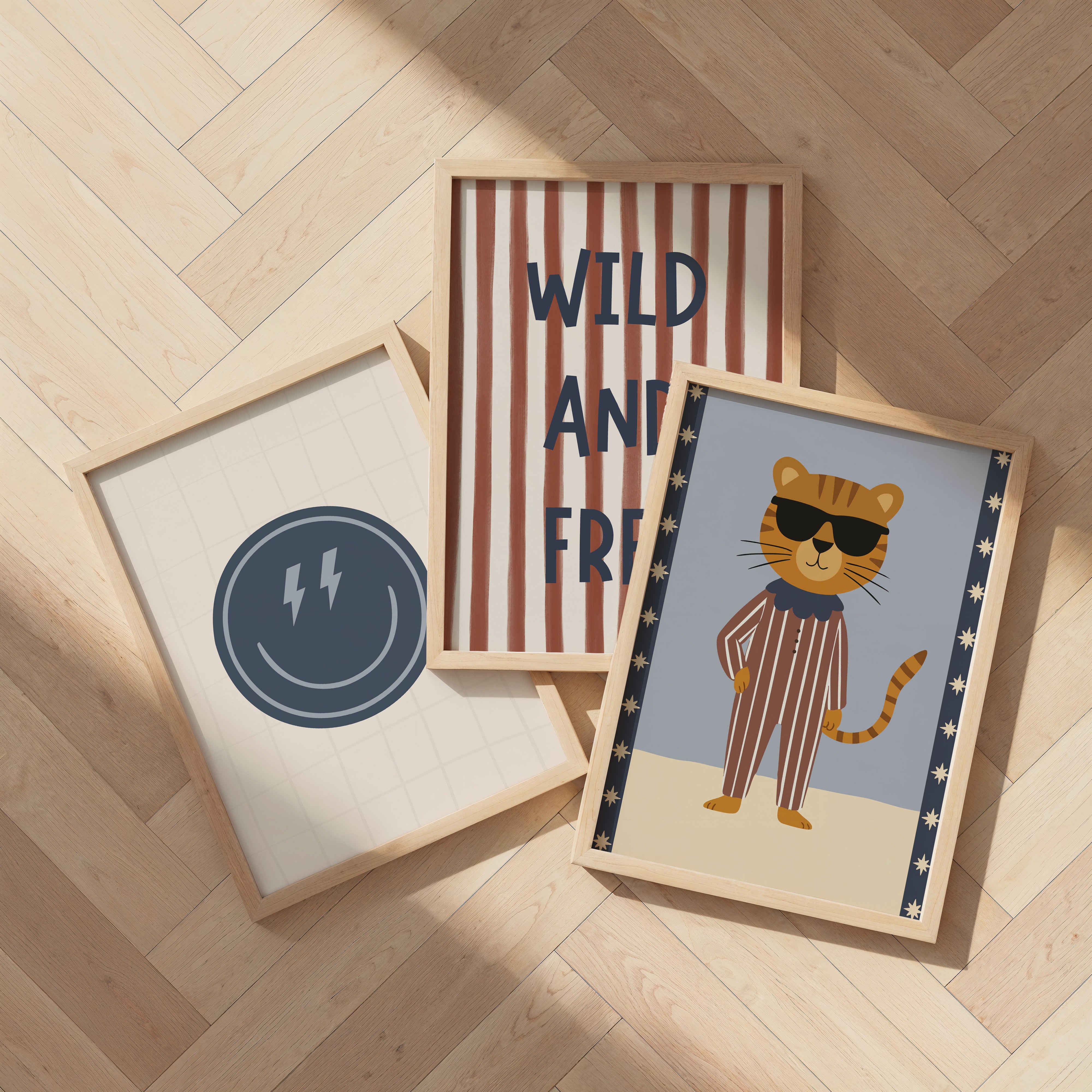 Kinderkamer poster - Bliksem Smiley