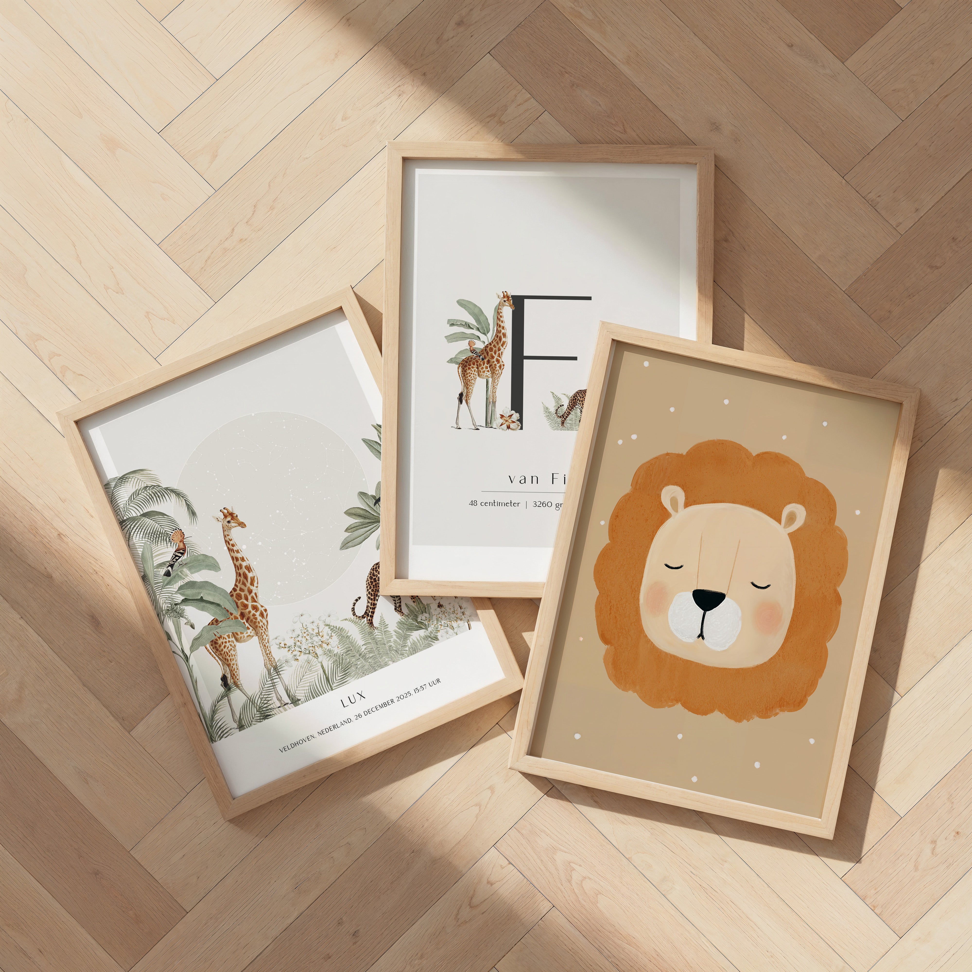 Sterrenhemel poster - Tropische jungle