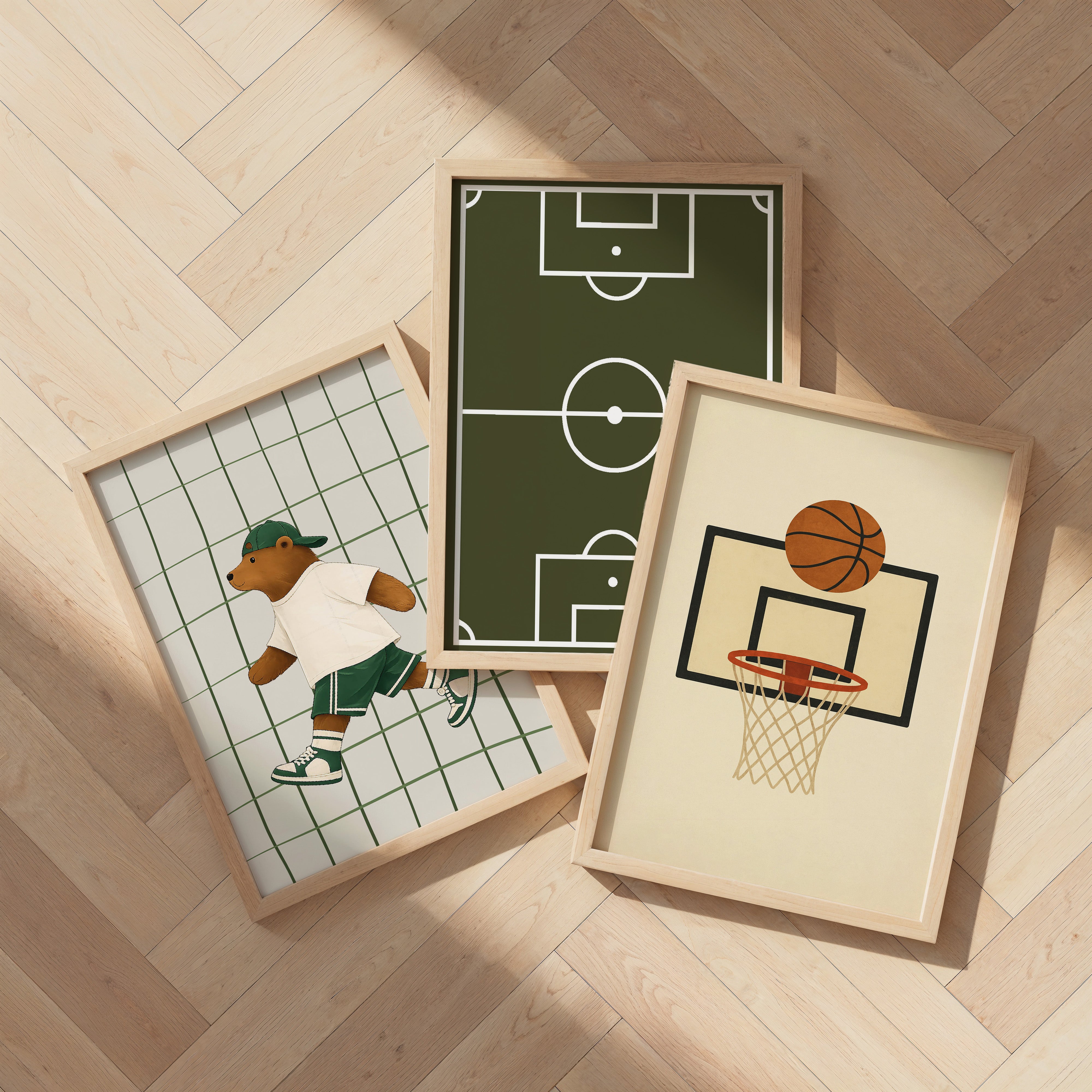 Kinderkamer poster - Sportieve beer