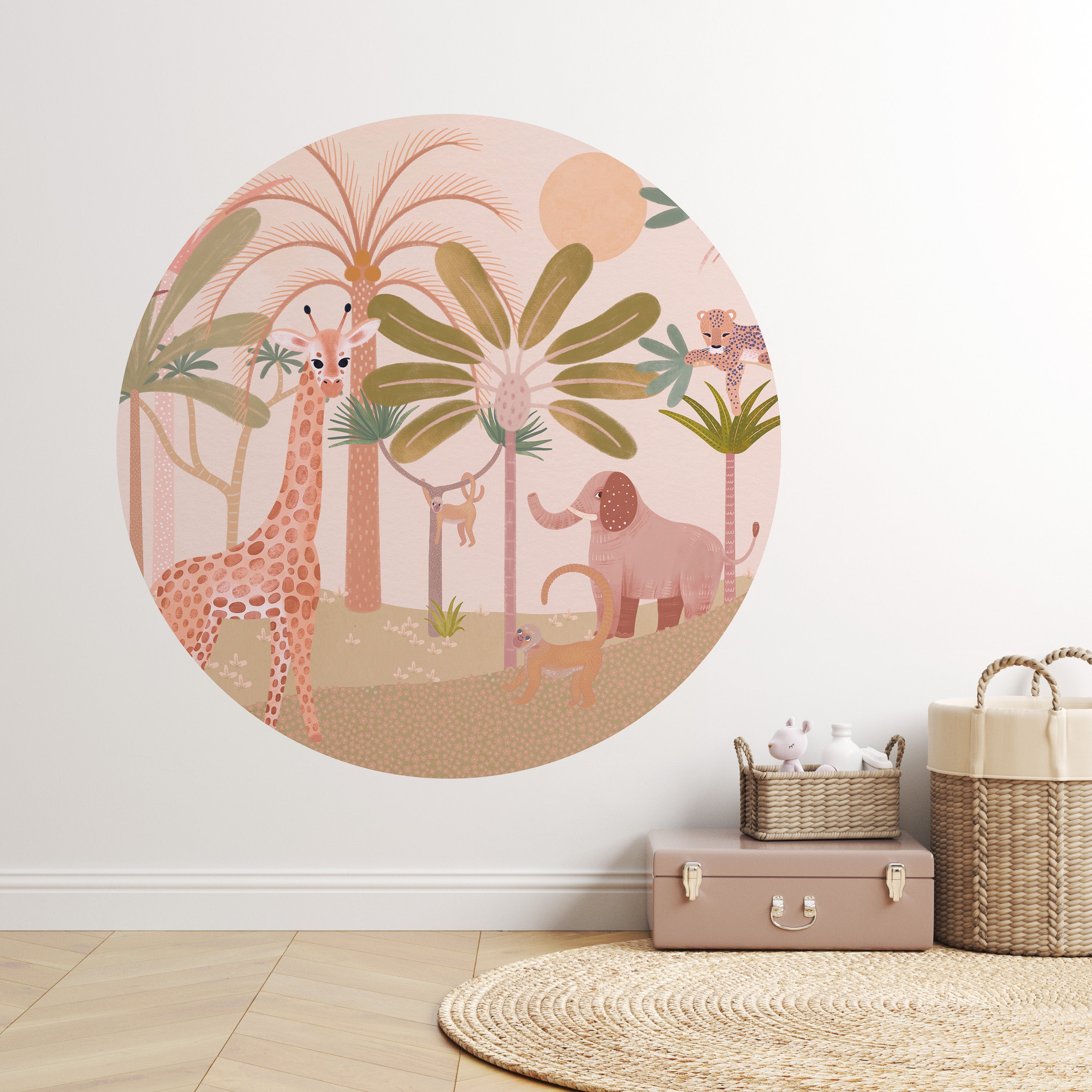 Behangcirkel - Africa Blossom