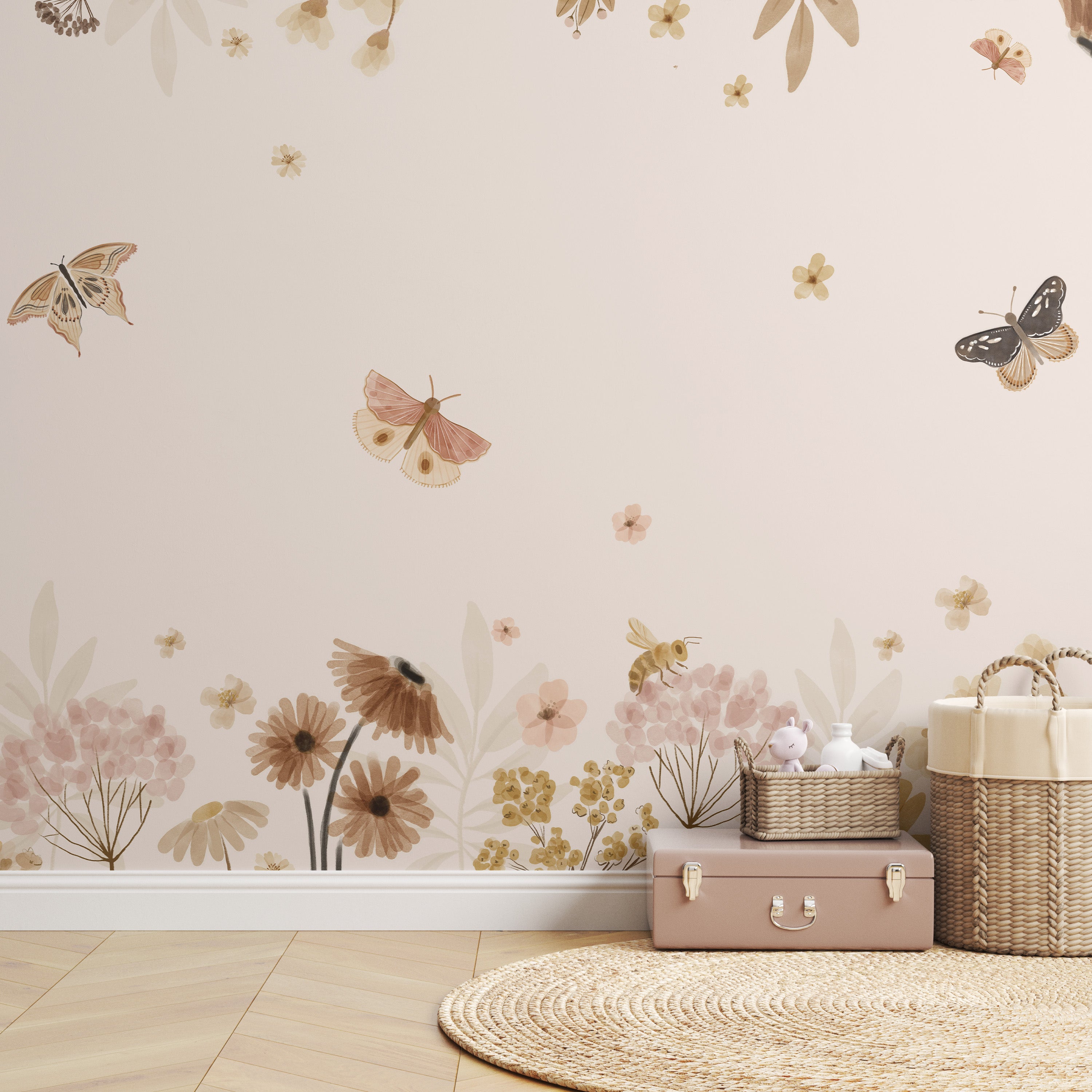 Collage behang Vintage Garden