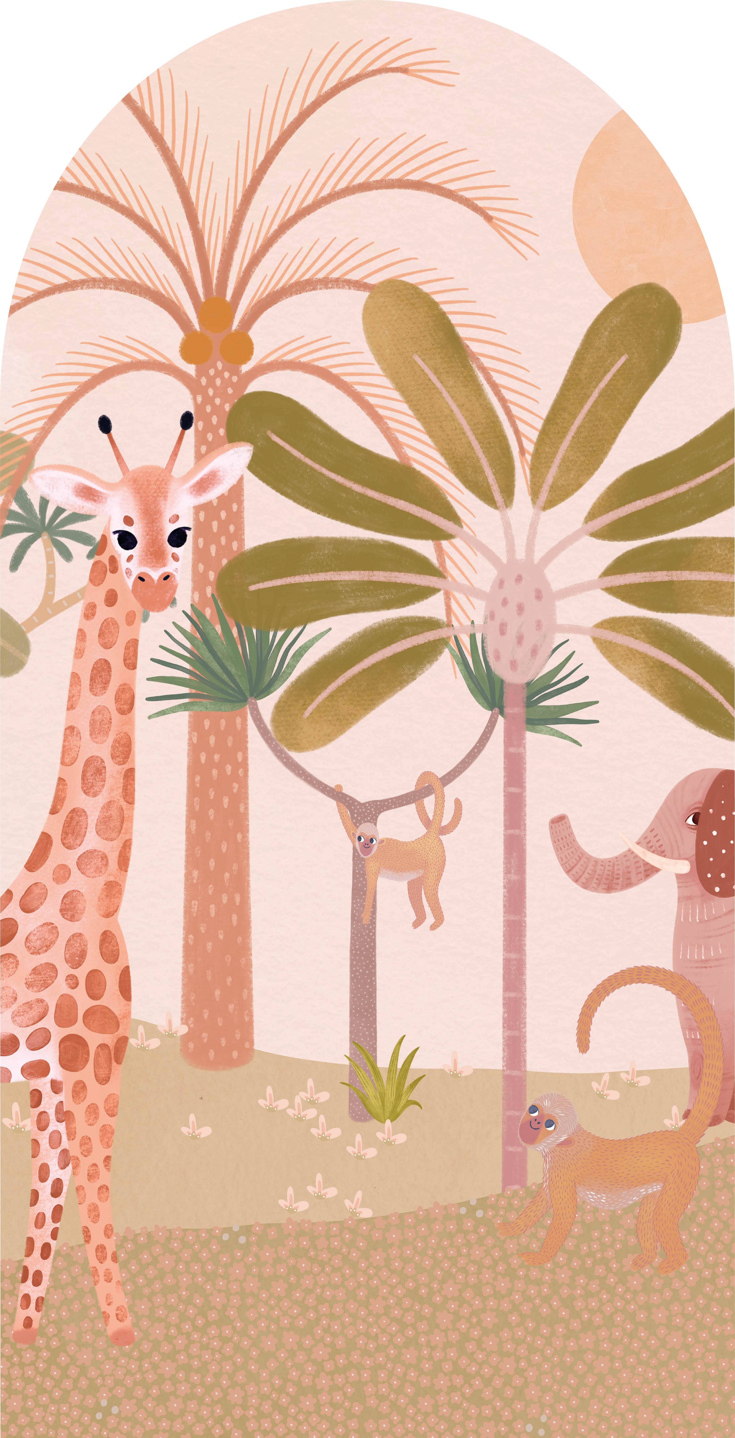 Behangboog - Africa Blossom