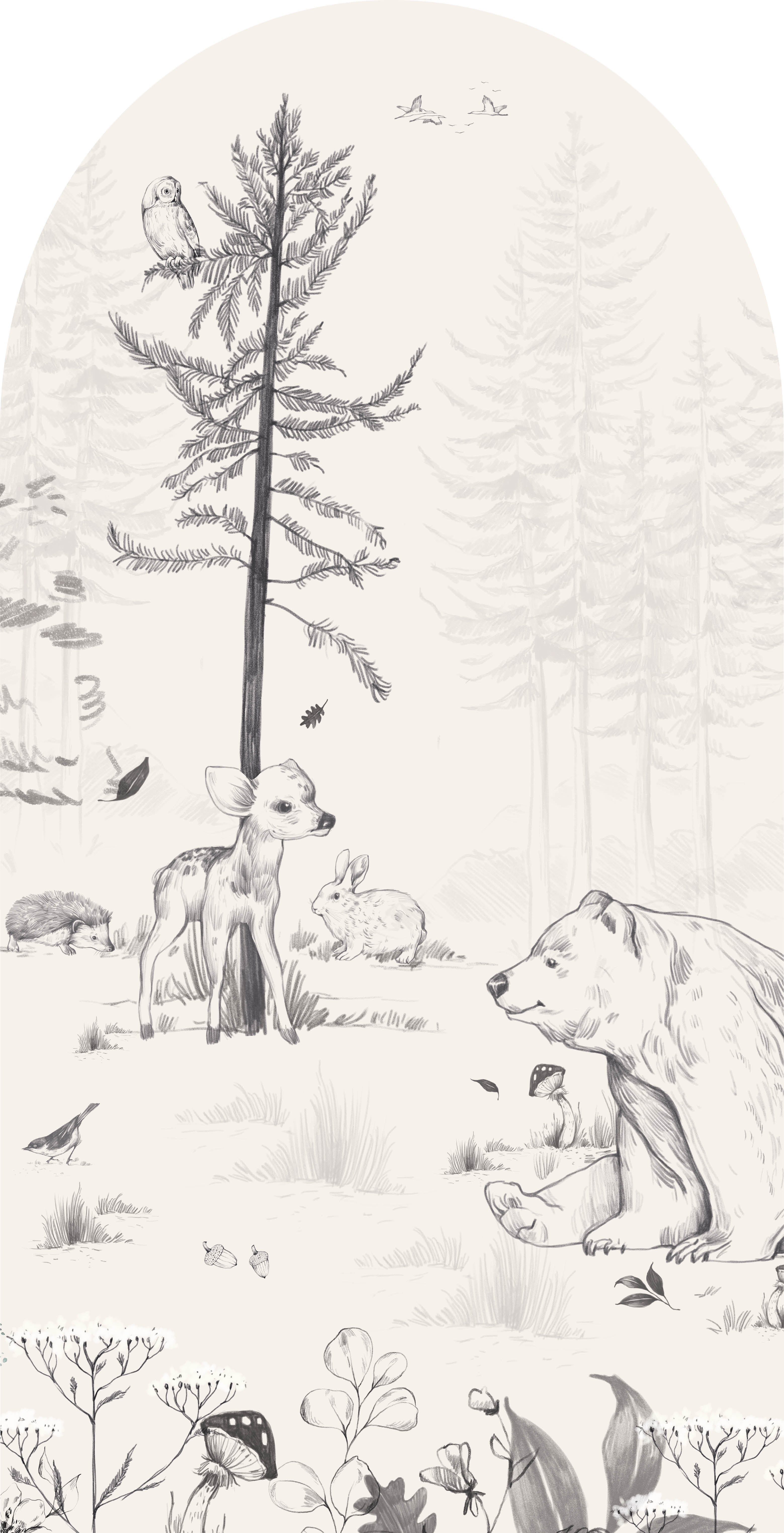 Behangboog - Into the Forest