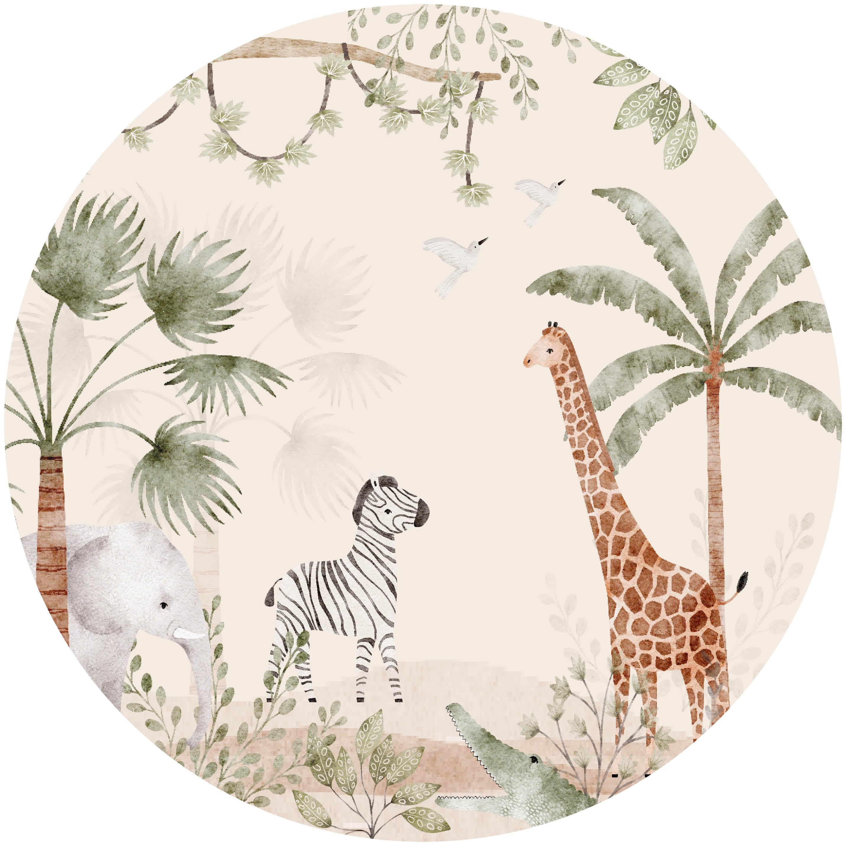 Behangcirkel - Safari Dreams