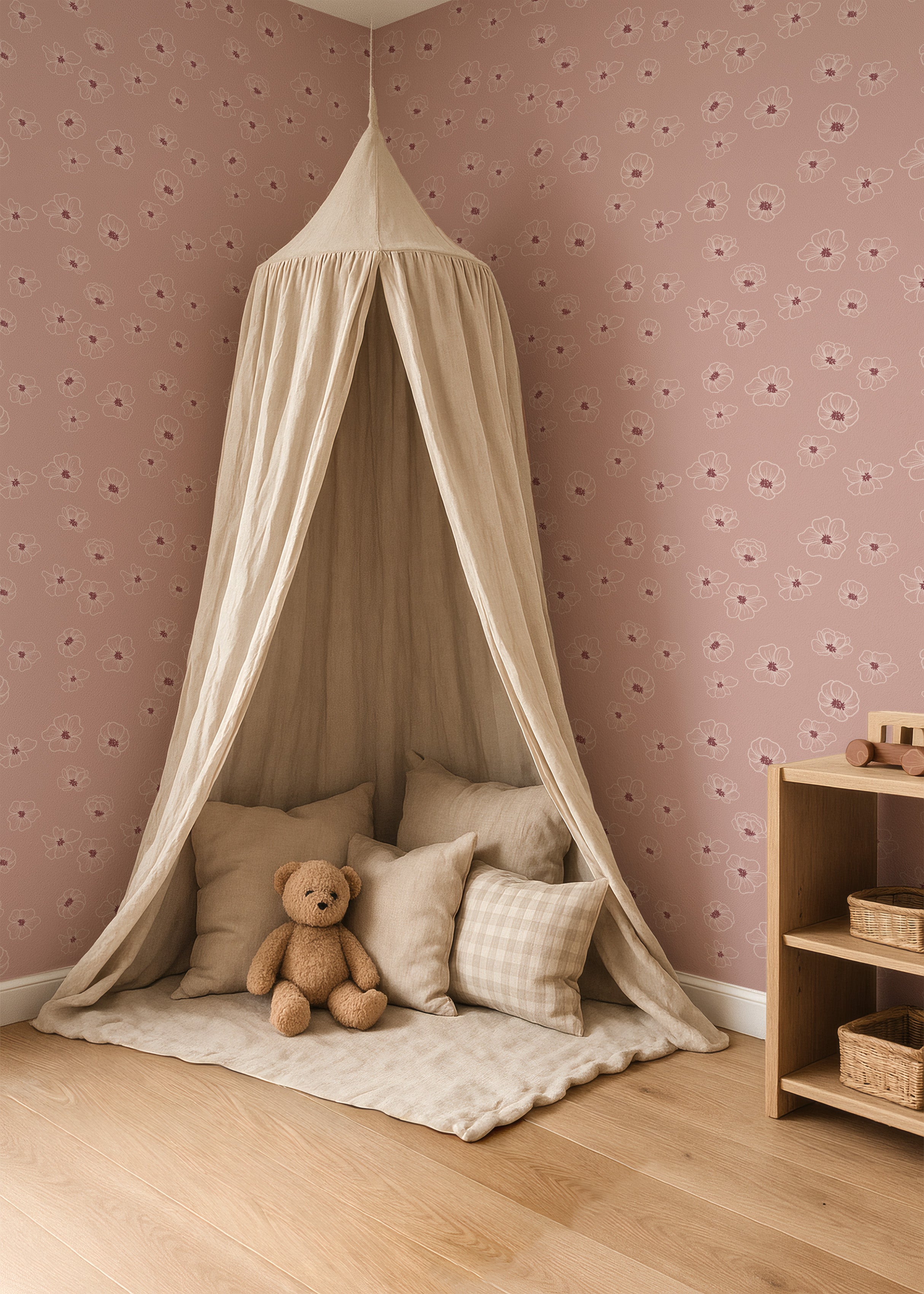 Wallpaper Floral - dawn