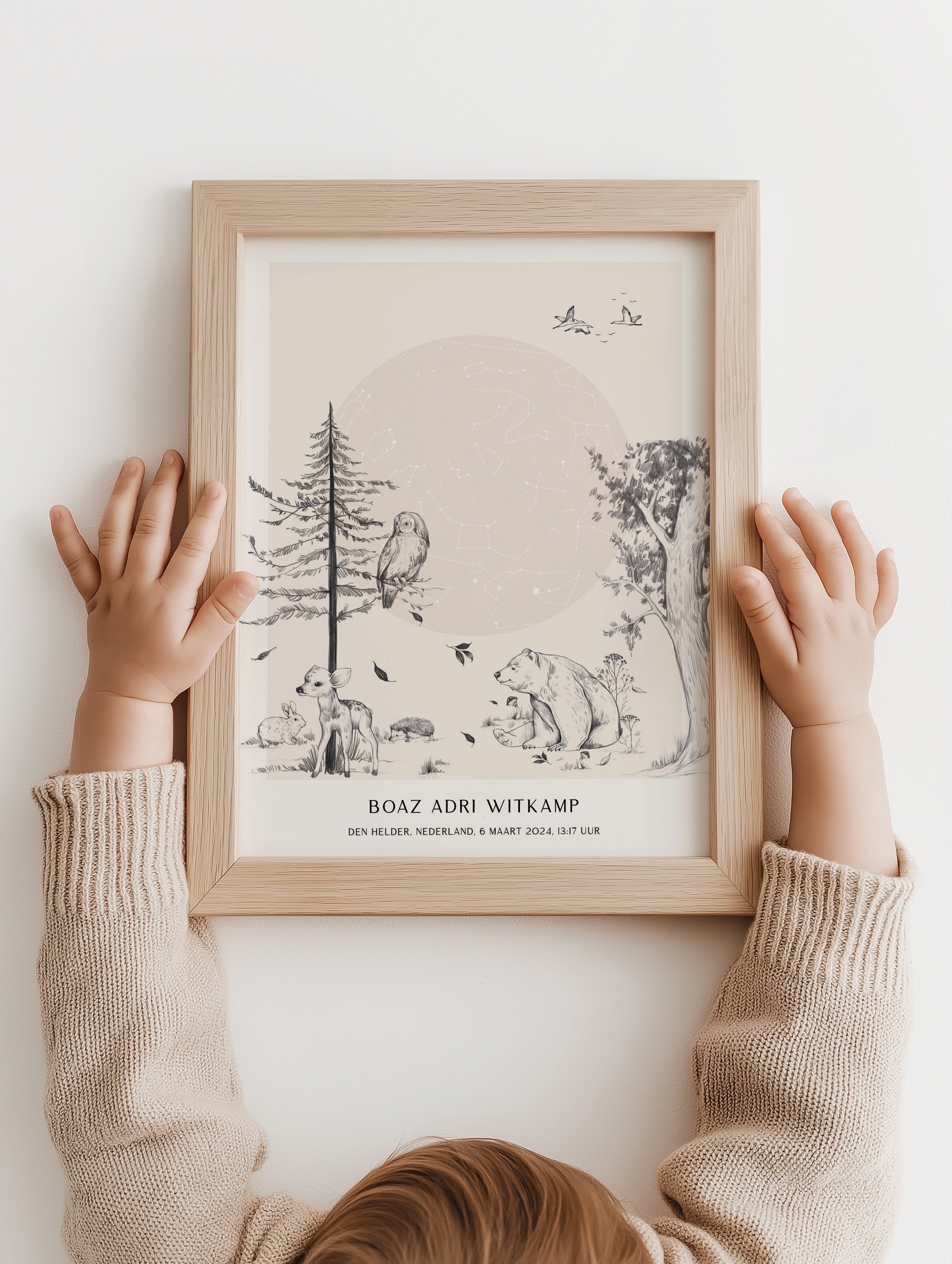 Sterrenhemel poster - Into the Forest