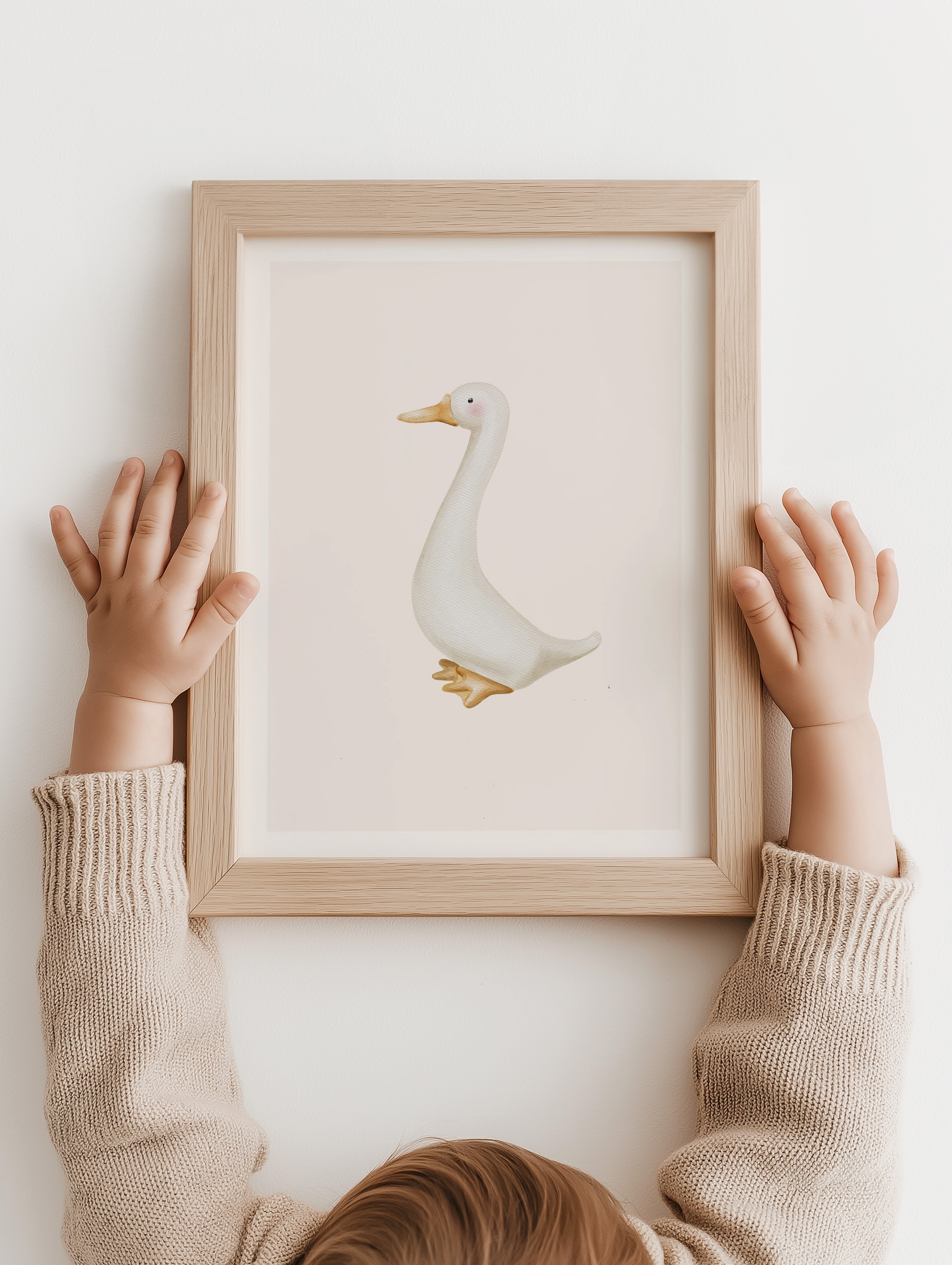 Children's room poster - Goose | Little Beginnings