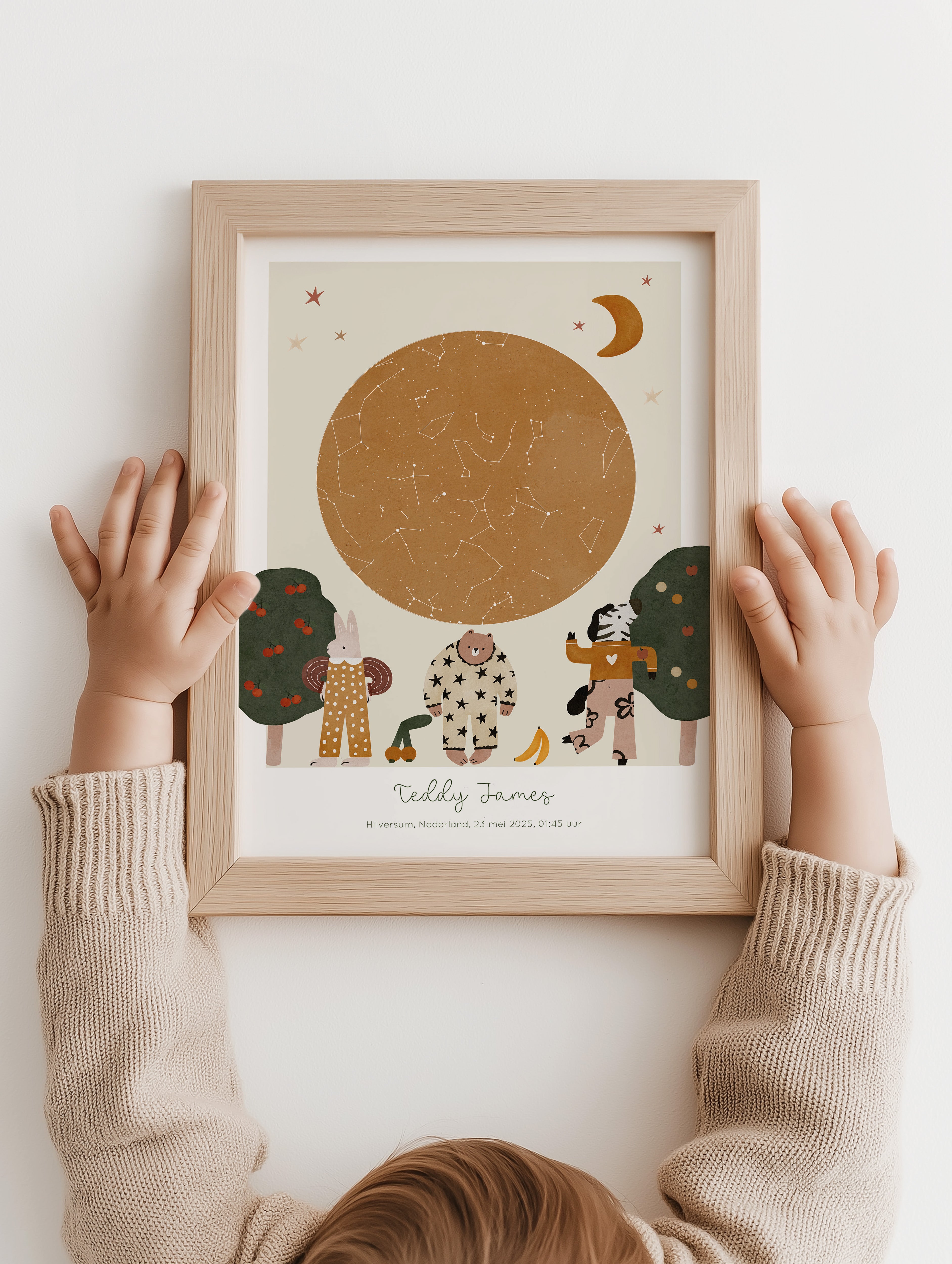 Starry sky poster - Gouache Friends | ocre