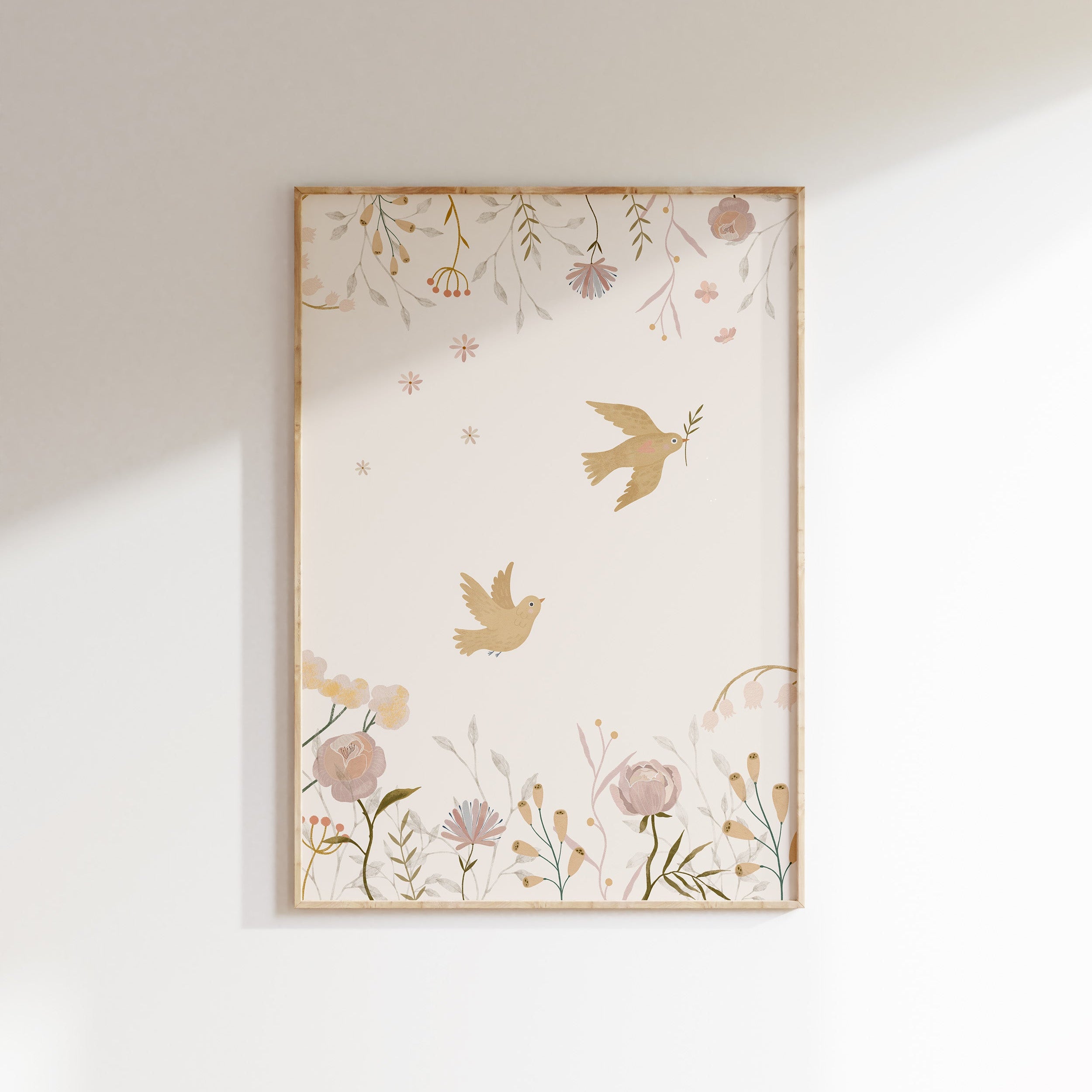 Kinderkamer poster - Botanische Vogels | Garden of Paradise