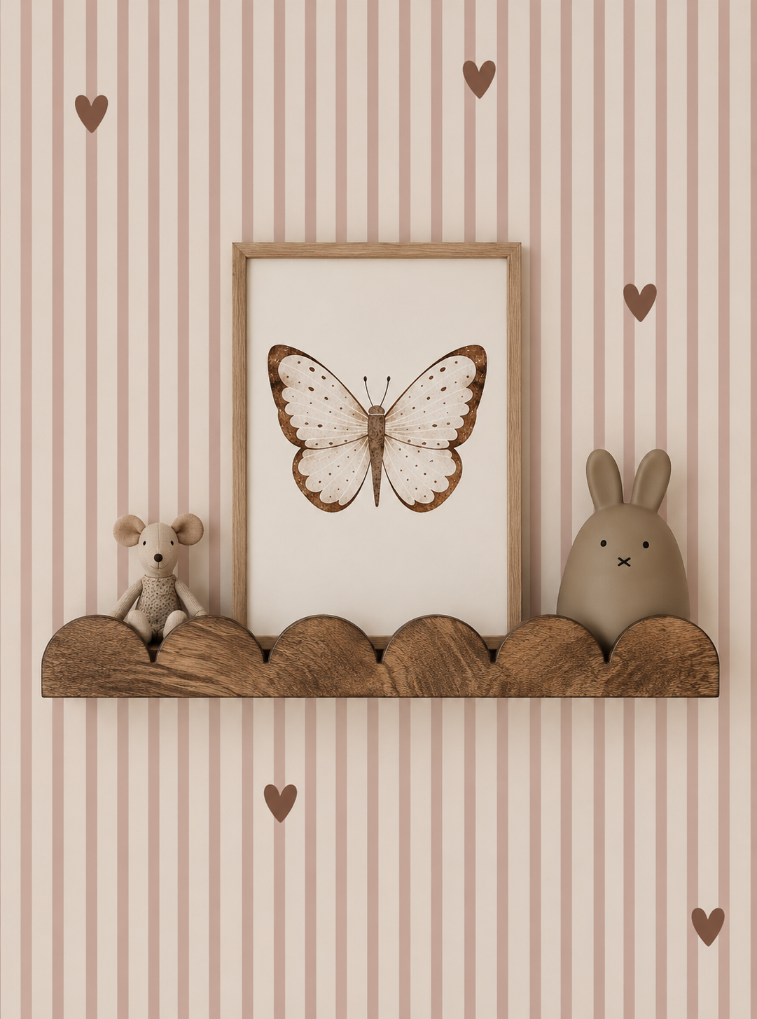 Kinderkamer poster - Koperkleurige Vlinder | Spring Garden