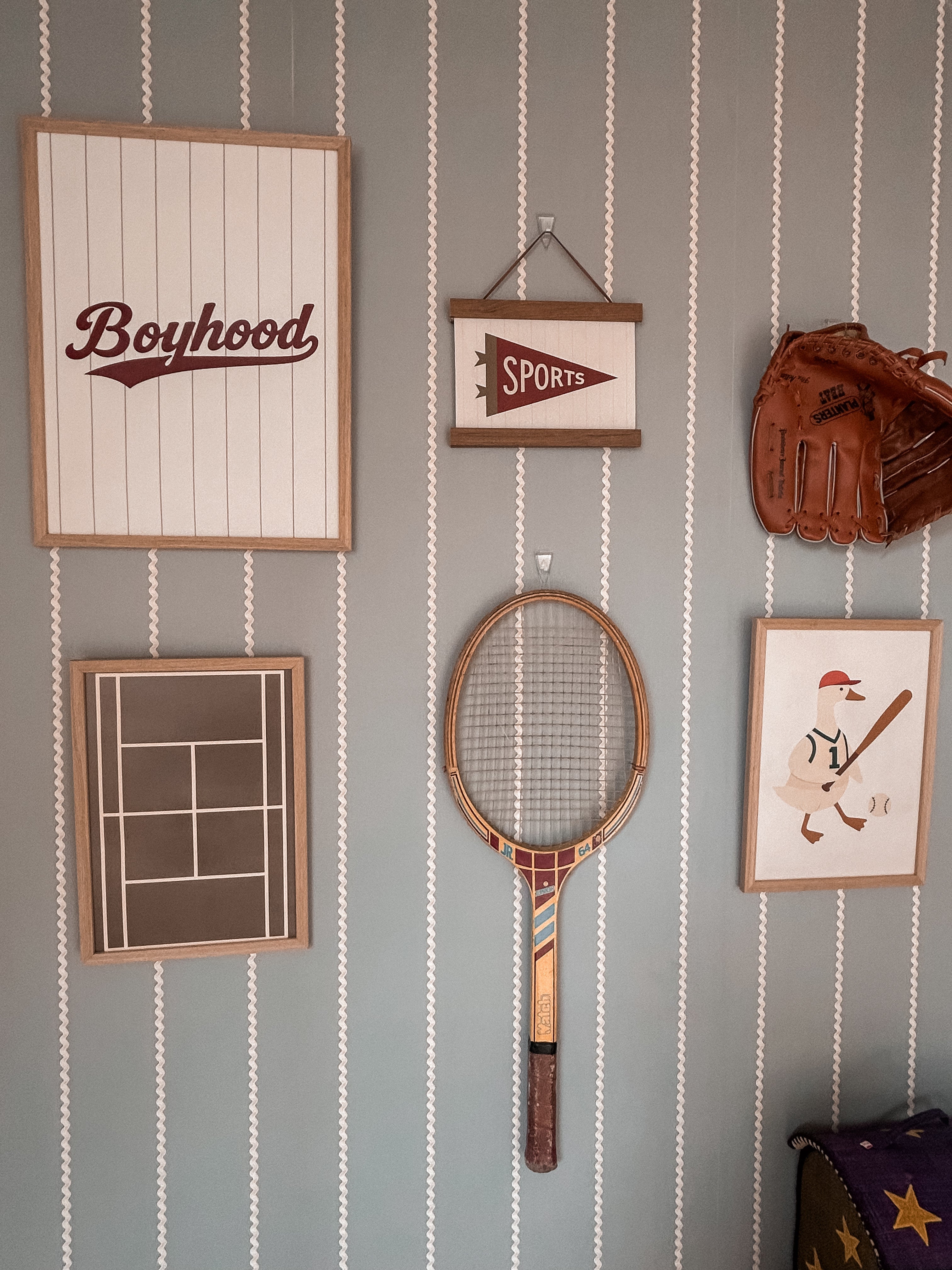 Kinderkamer poster - Tennisveld | Sport
