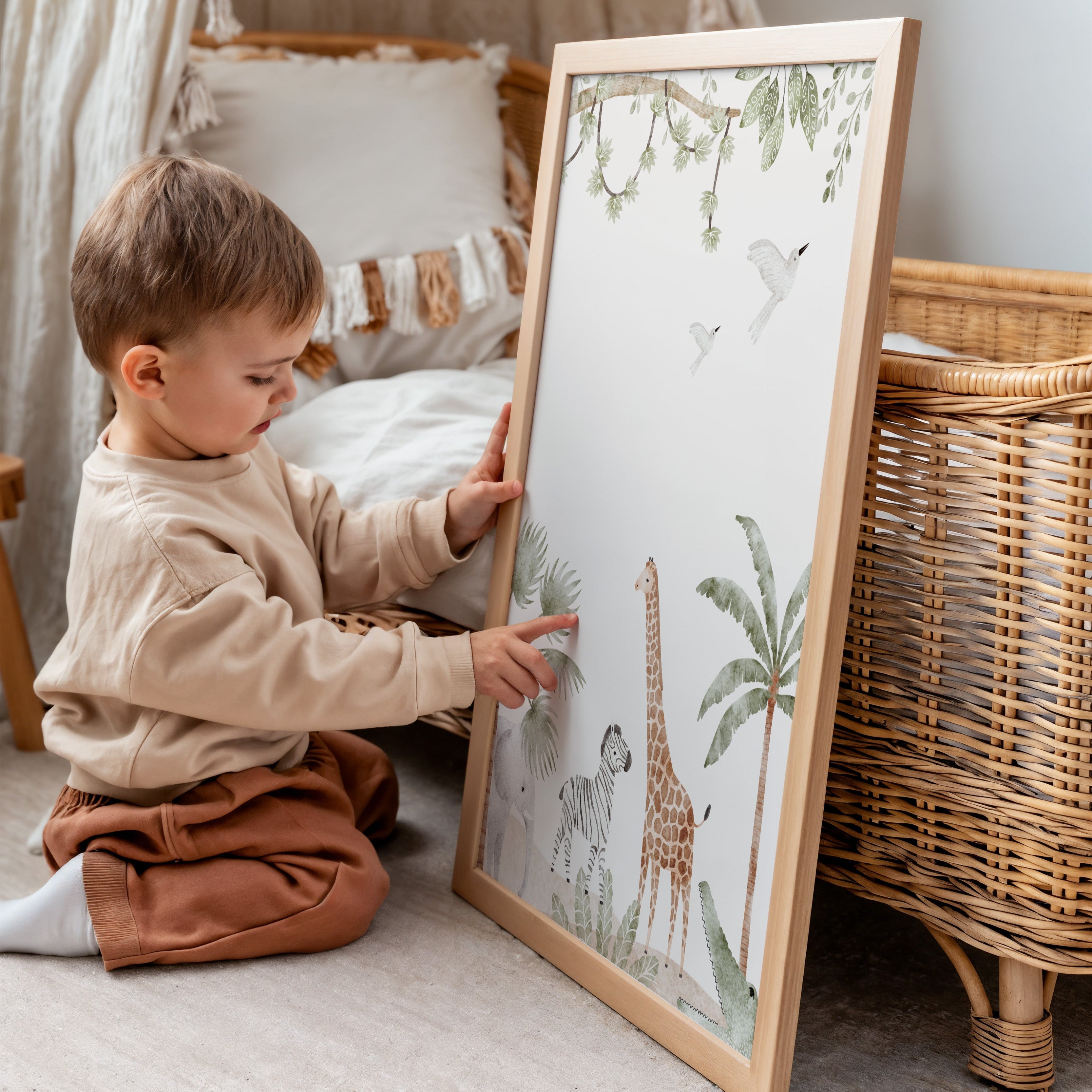 Kinderkamer poster - Safari dieren | Safari Dreams