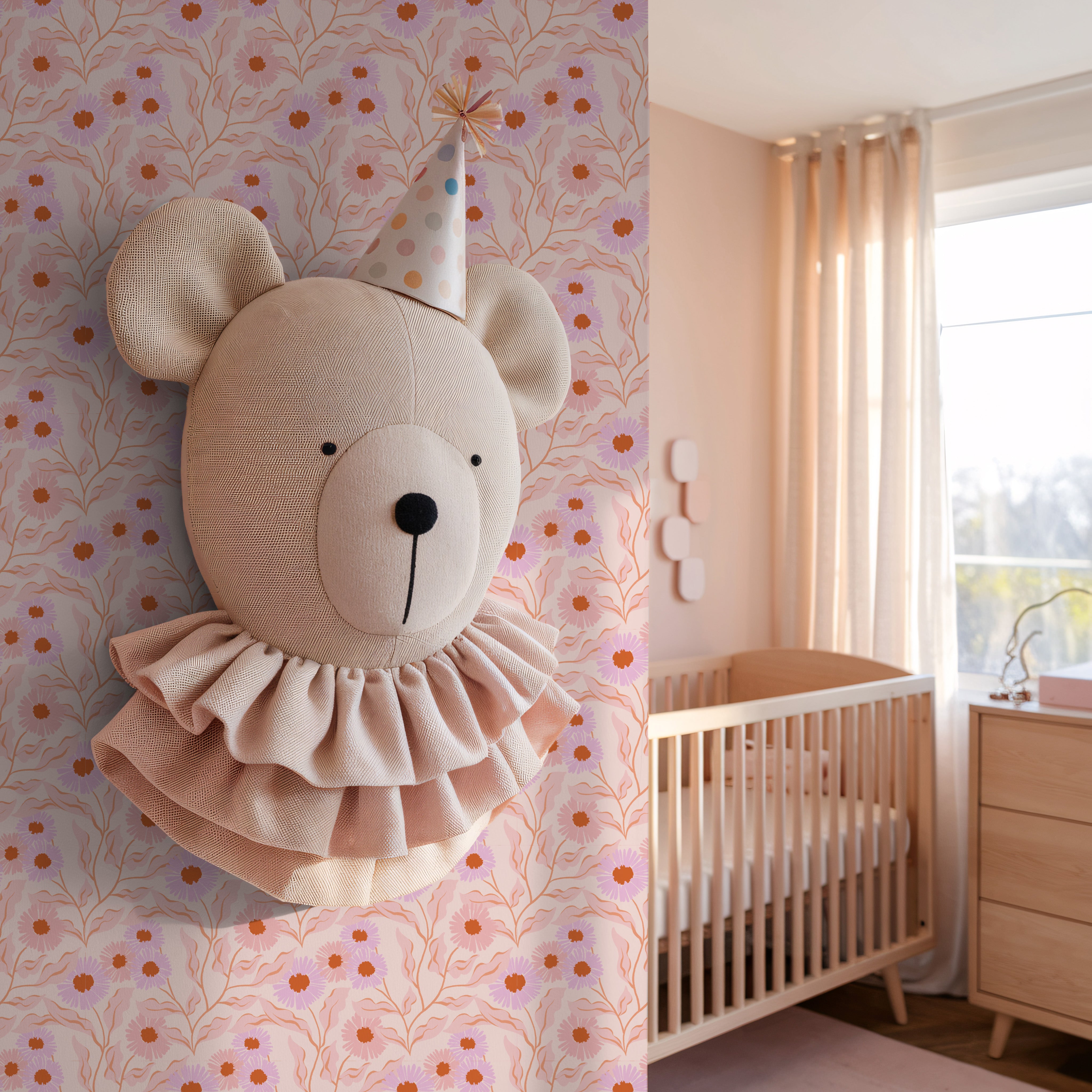 Sunset Daisies Wallpaper