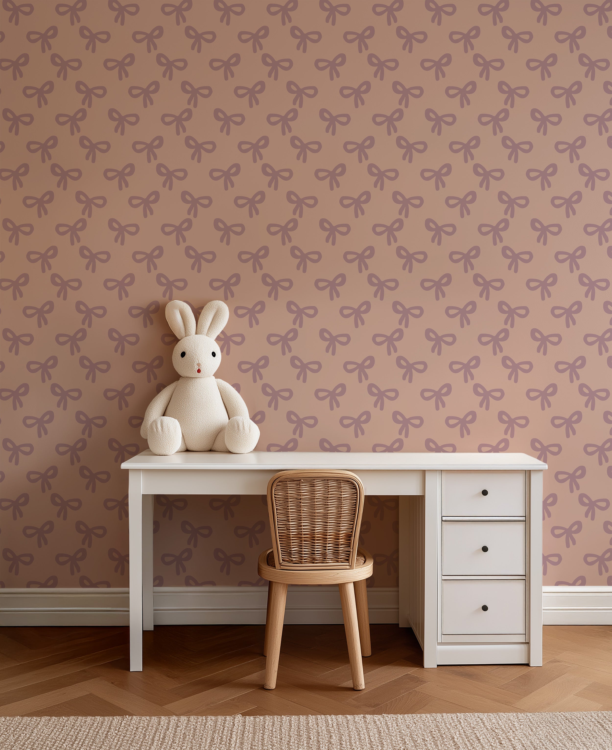 Wallpaper Bows - lilac