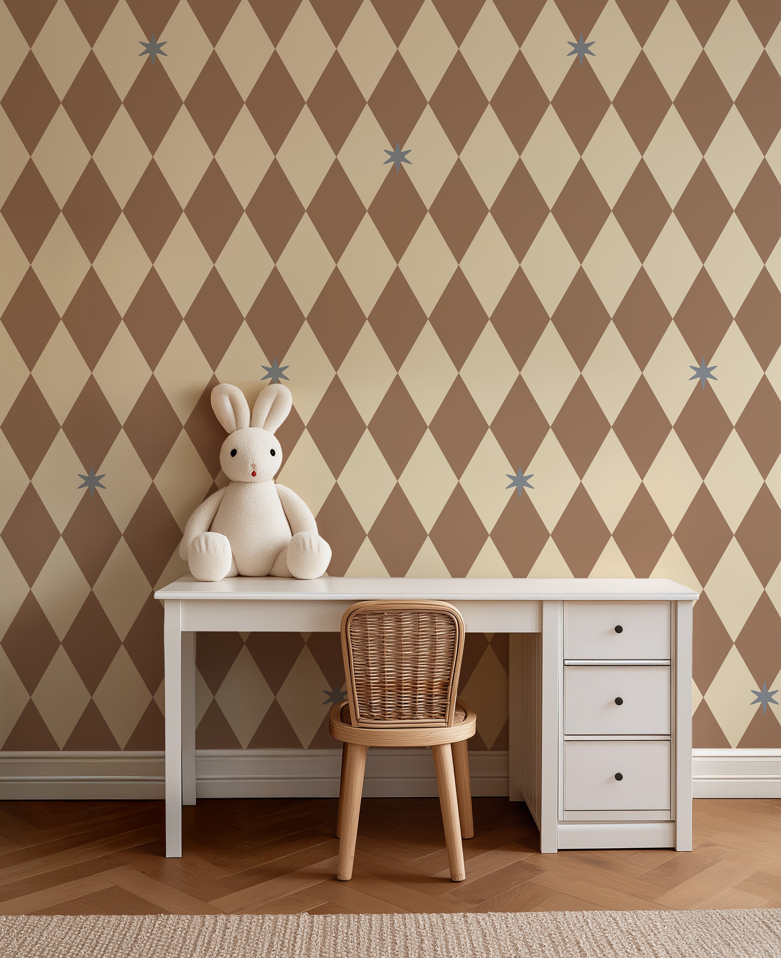 Wallpaper Wiebertje - powder blush