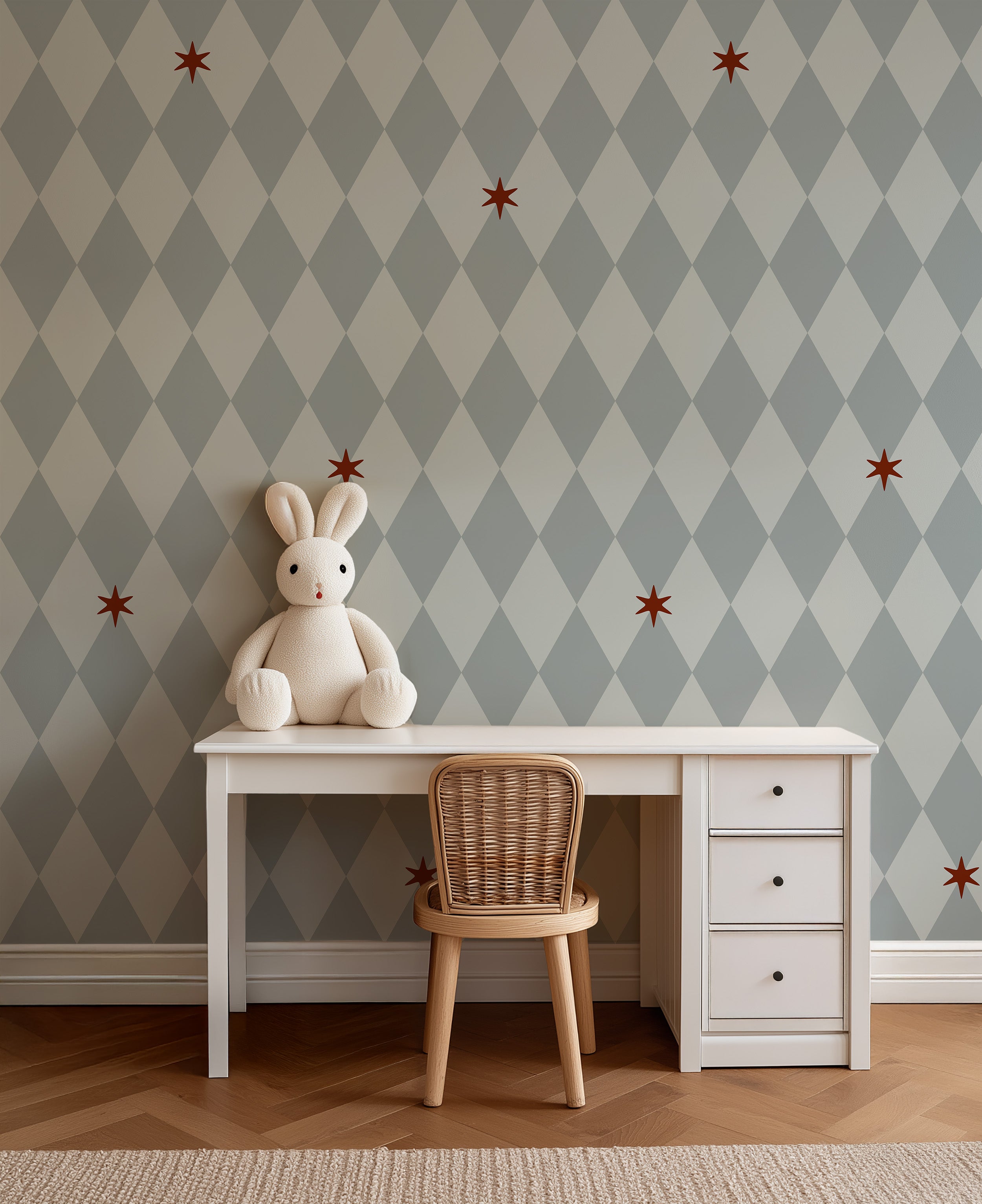 Wallpaper Wiebertje - powder blush