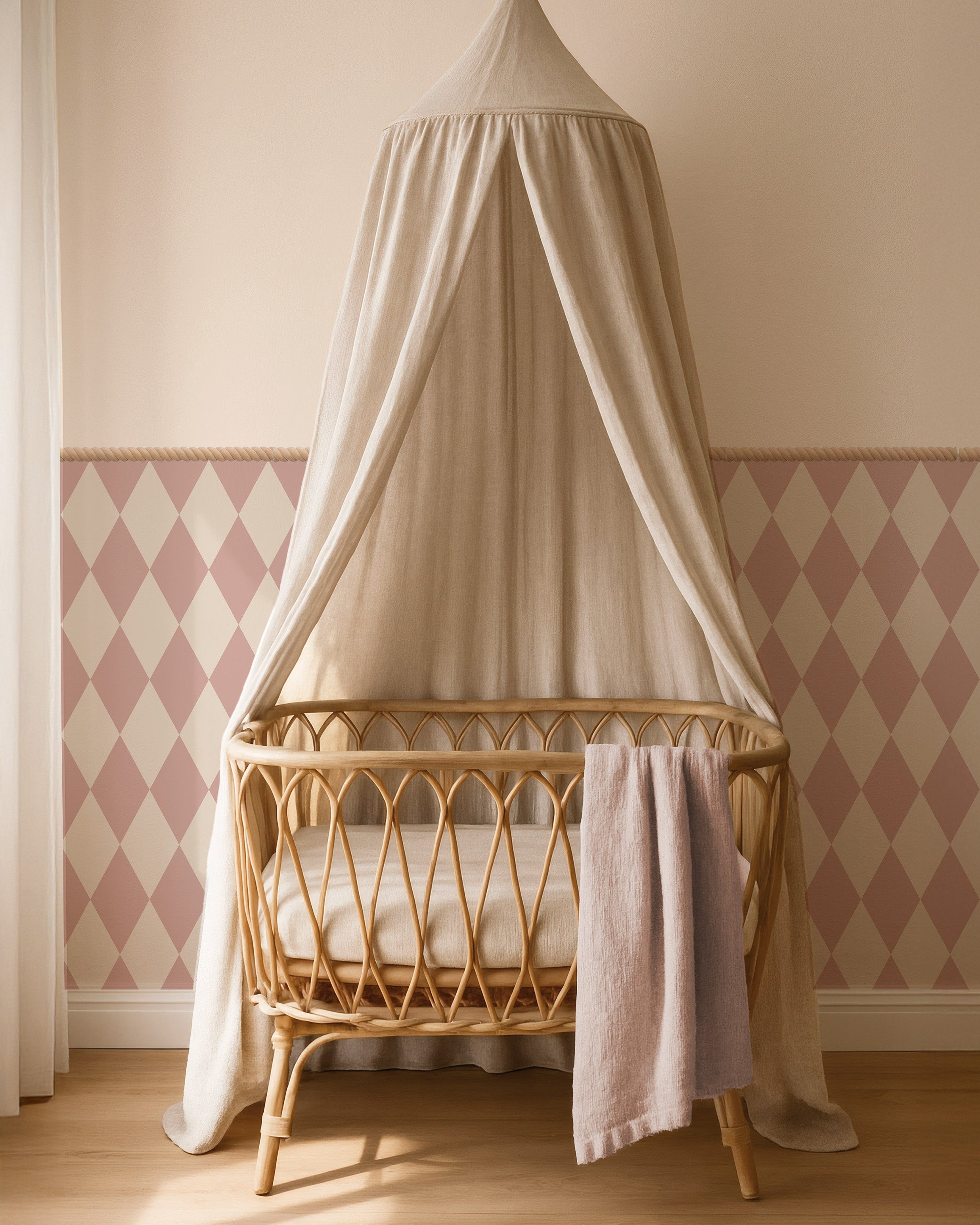 Wallpaper Wiebertje - powder blush