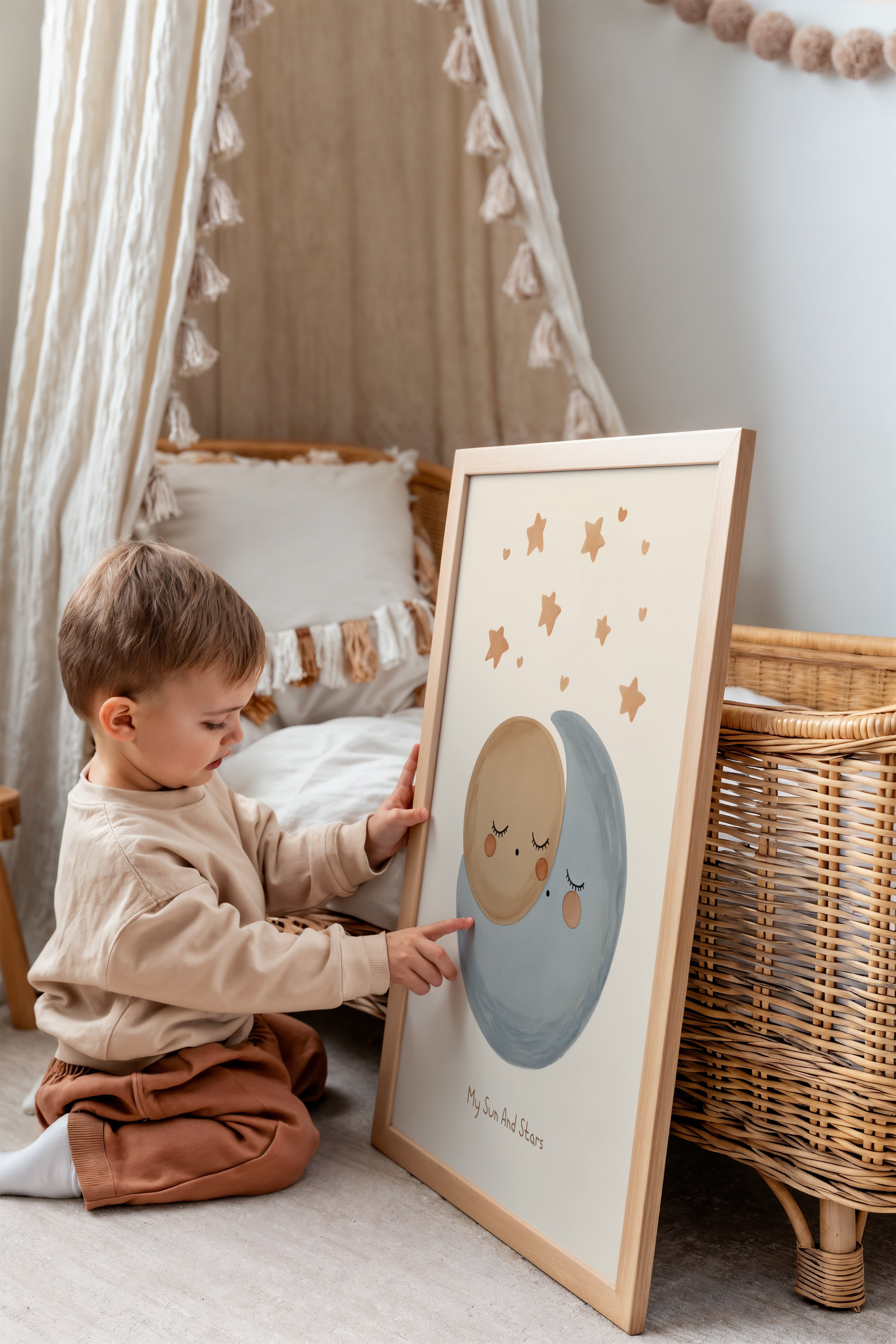 Kinderkamer print - My Sun and Stars