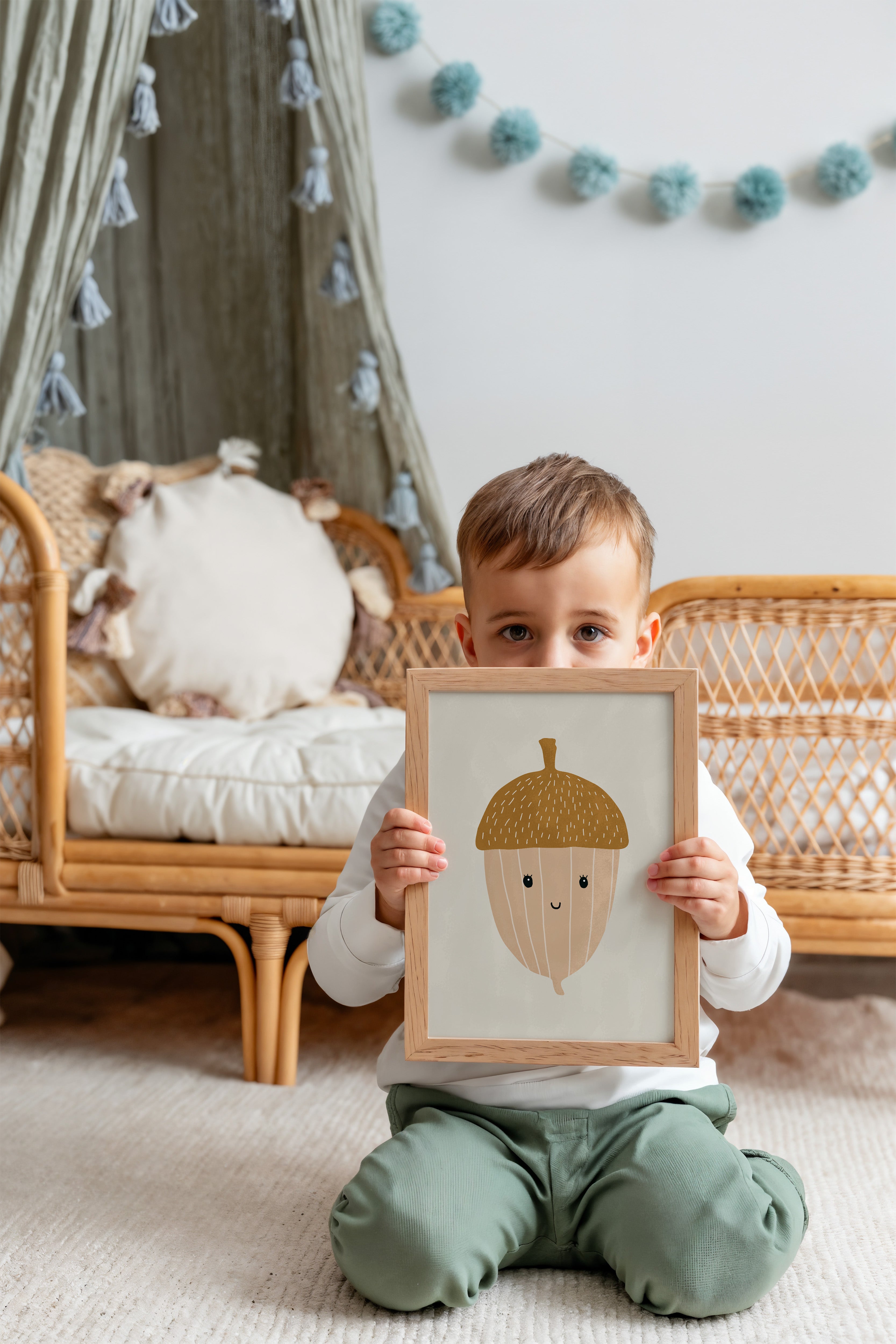 Kinderkamer print - Lief Eikeltje