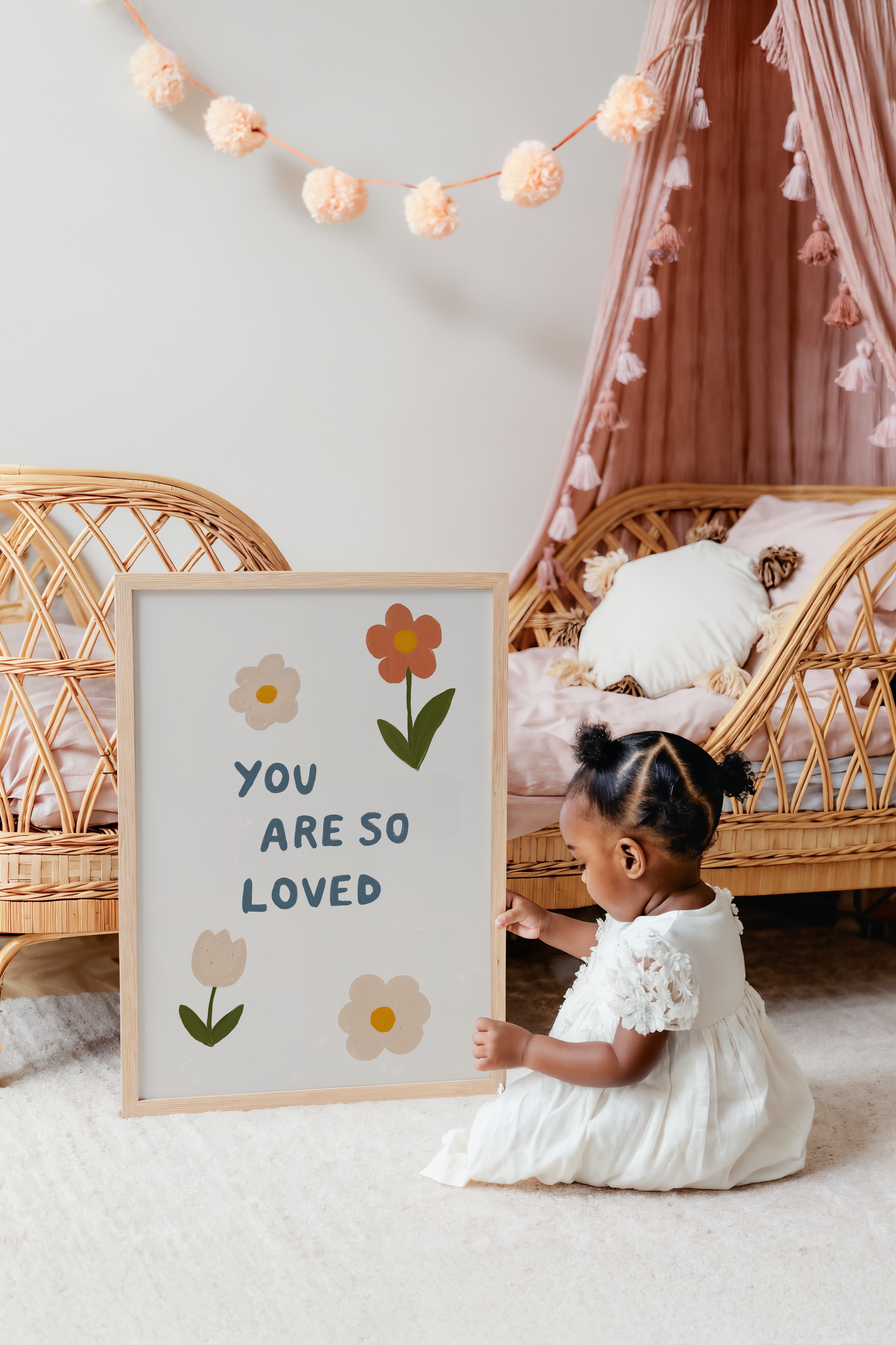 Children's room print - You are so loved