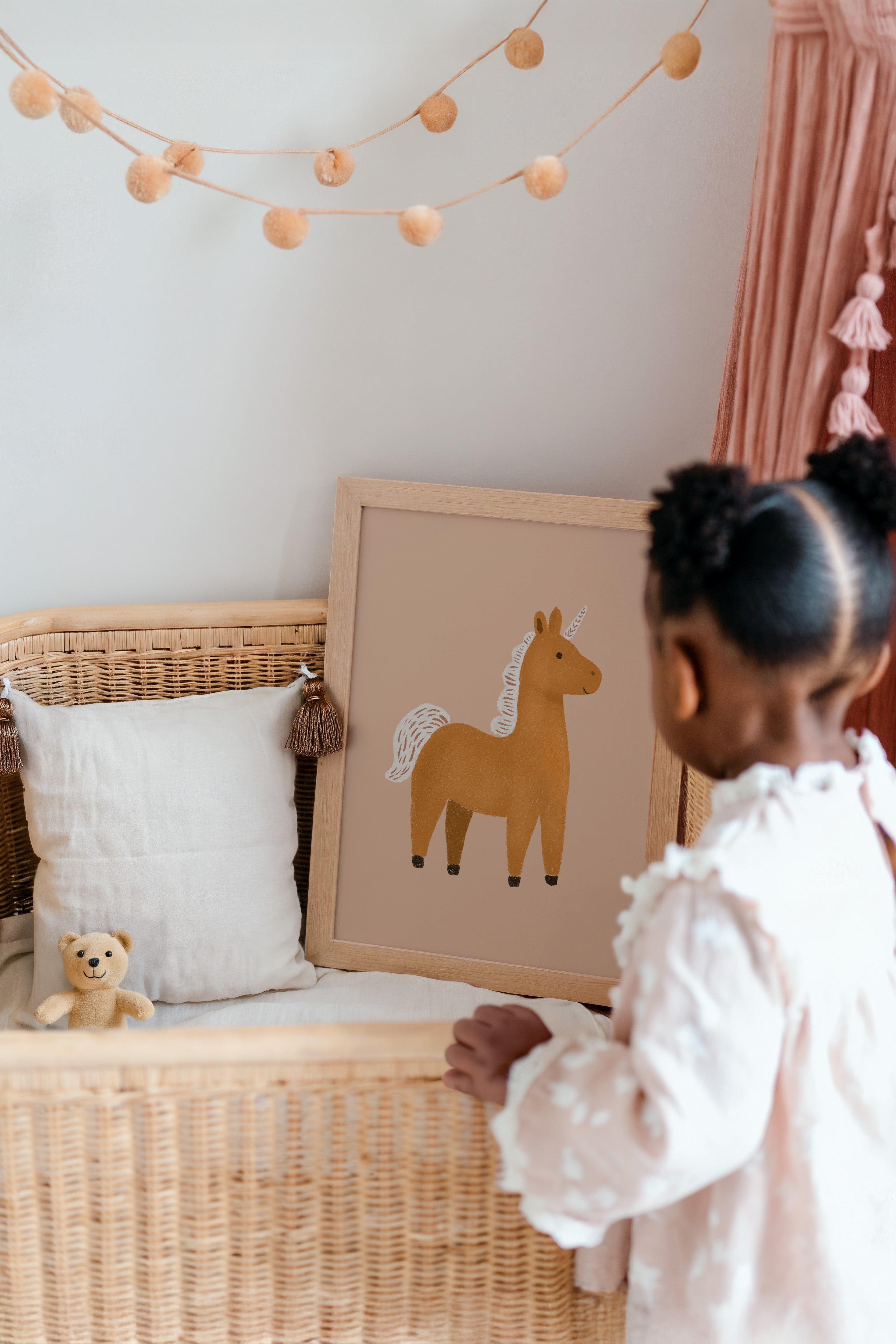 Children's room print – Happy Unicorn