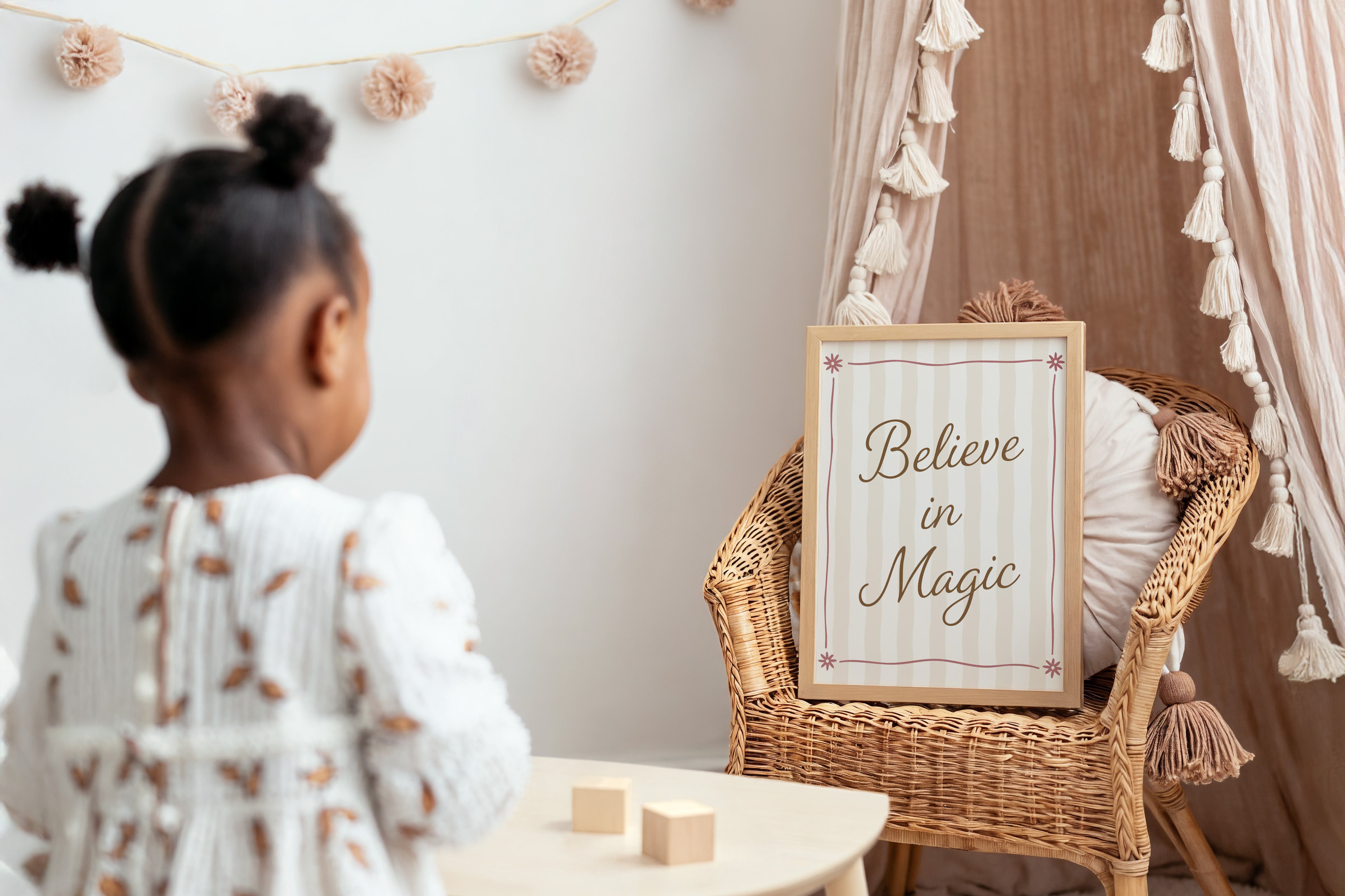 Children's room print - Believe in Magic
