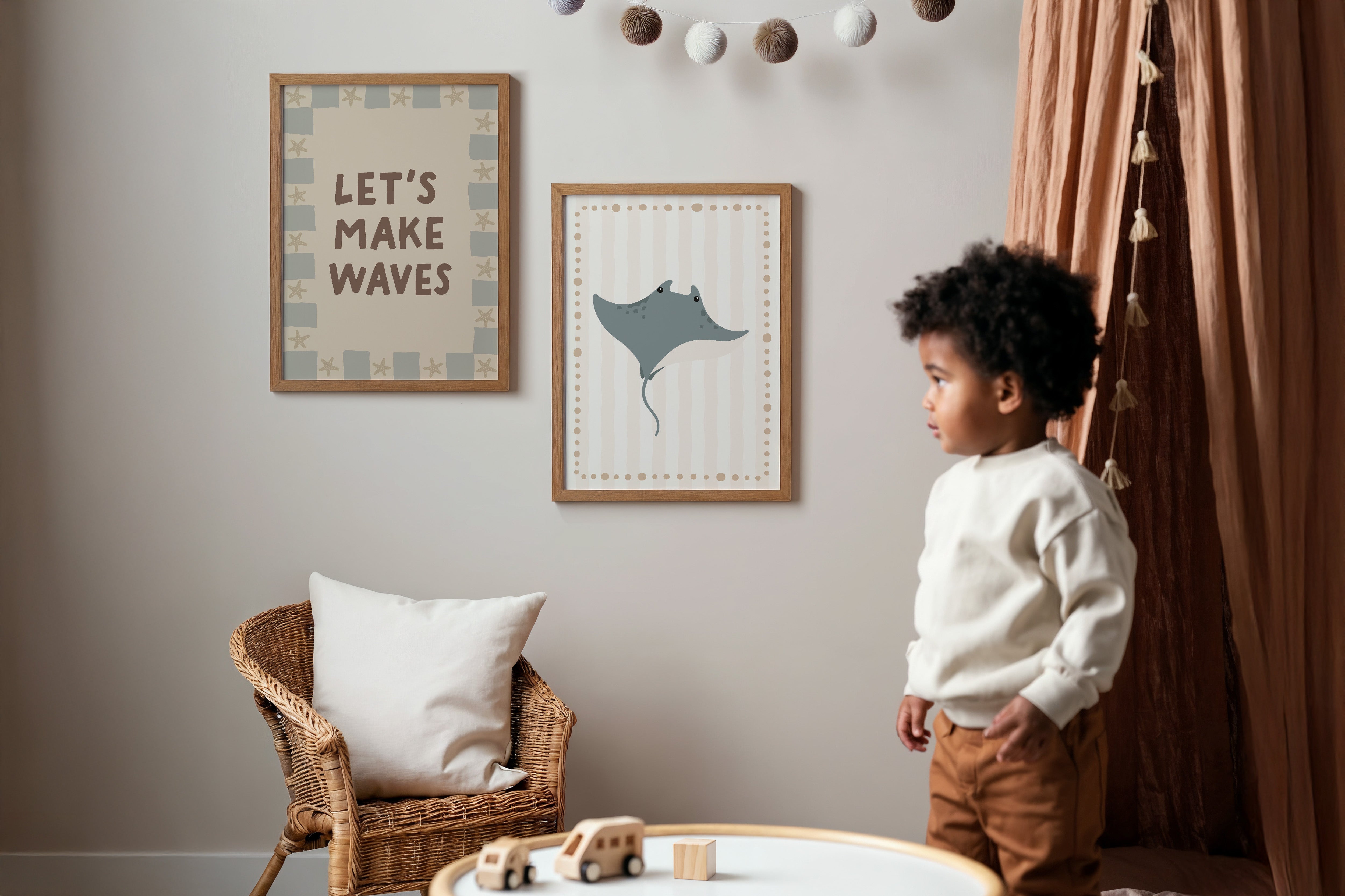 Children's room poster - Where The Wild Ones Play