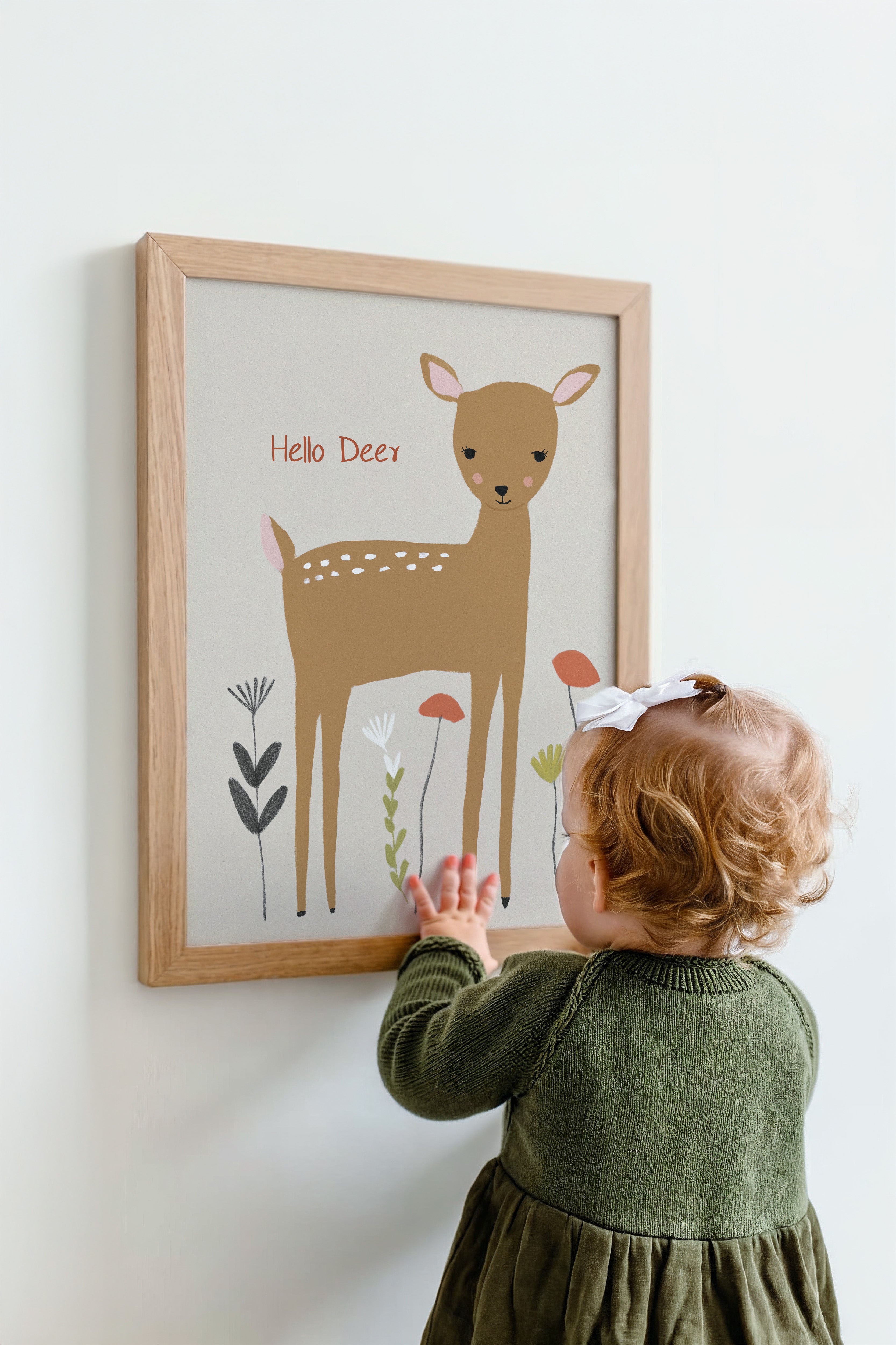 Kinderkamer print - Hertje Hello Deer