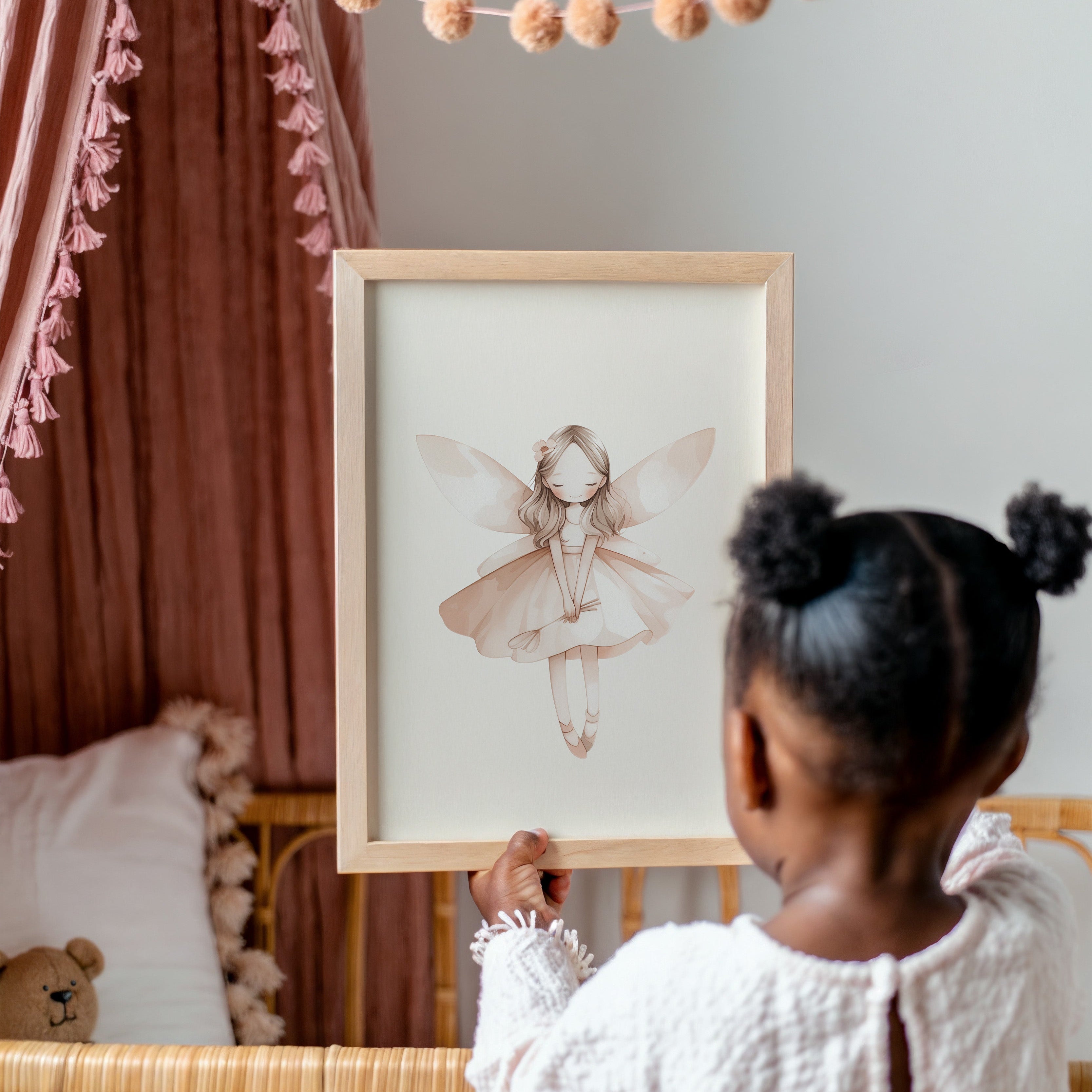 Children's room poster - Fairy blond | Unicorns & Fairies