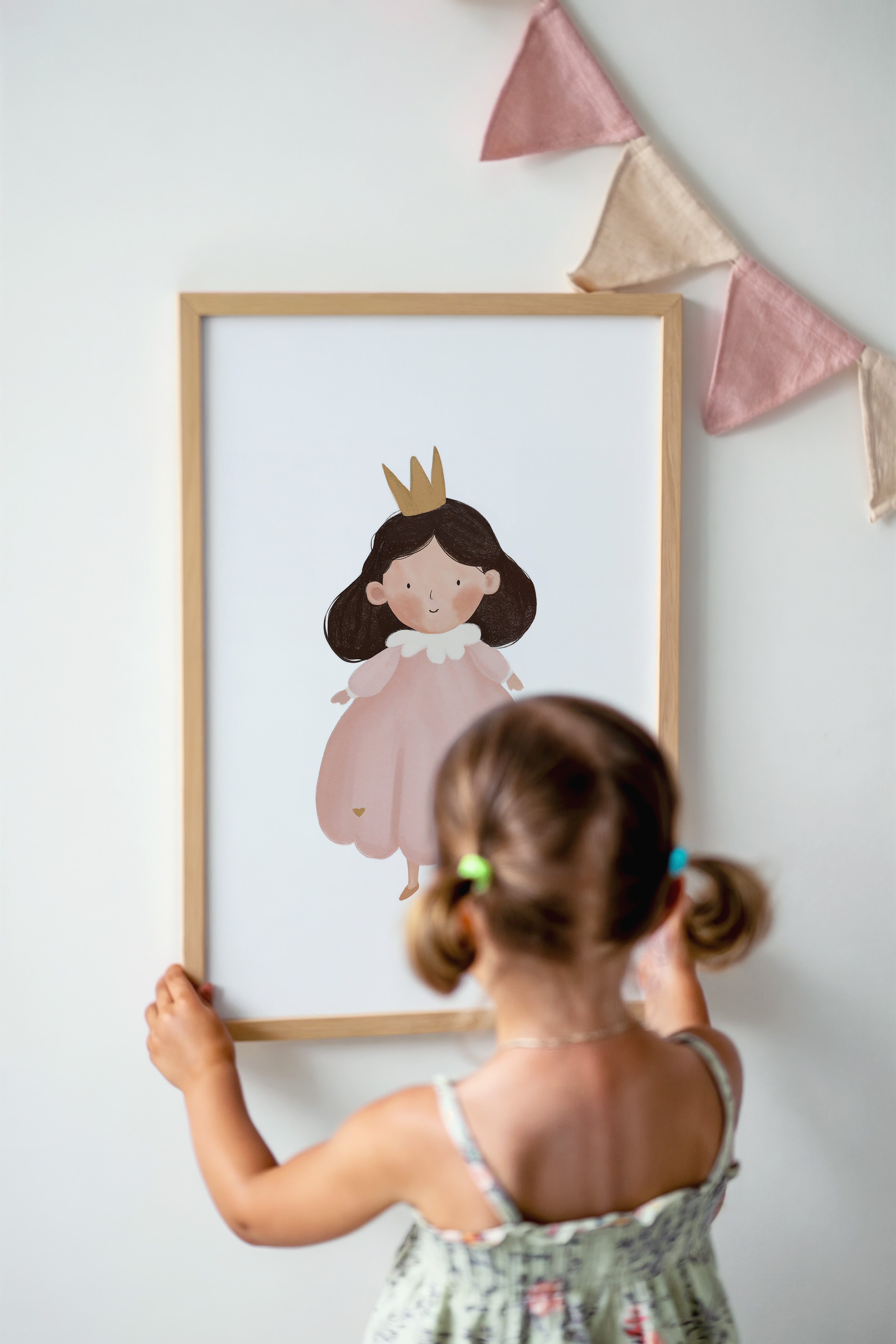 Kinderkamer print - Prinses Amala
