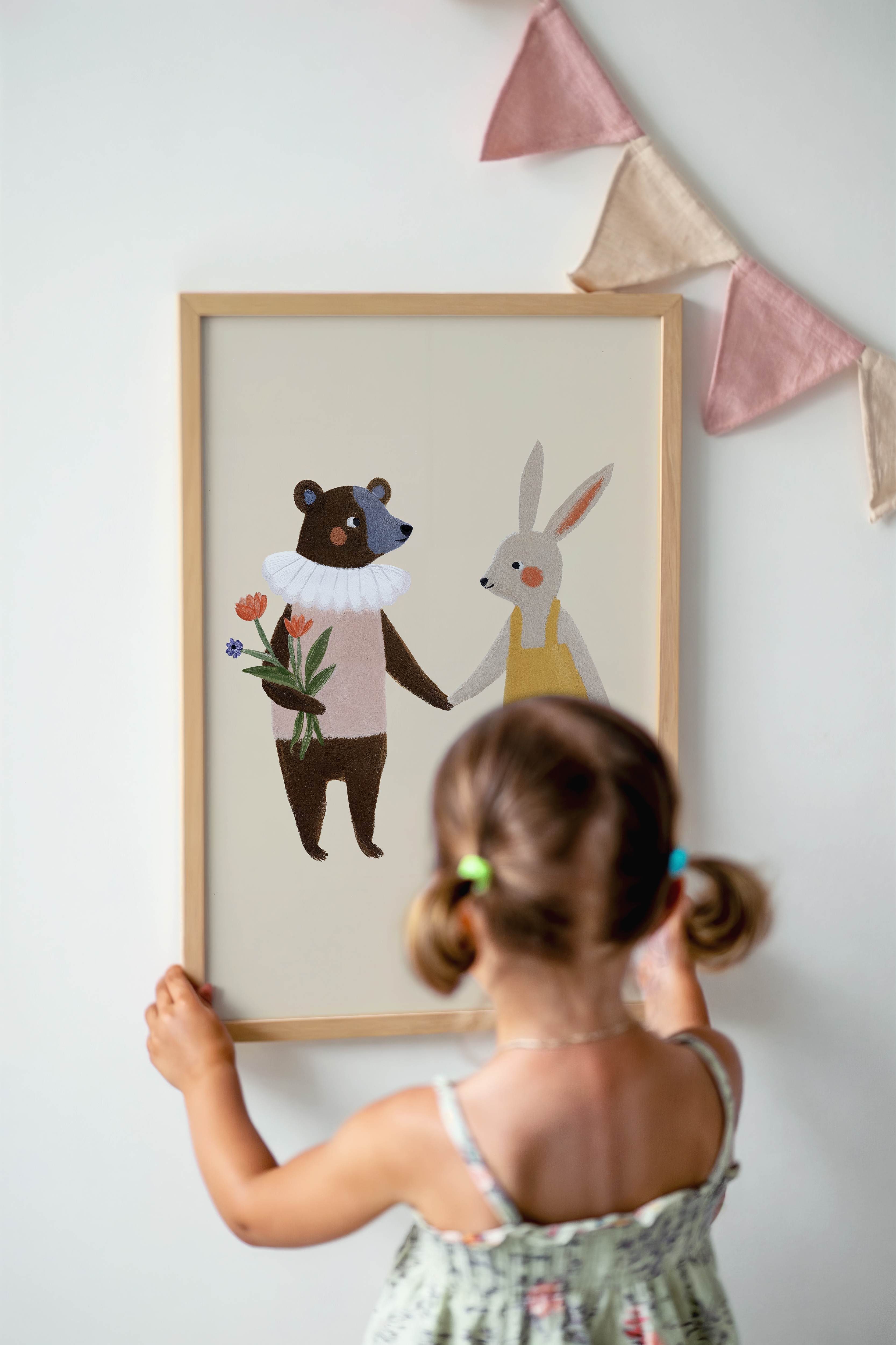 Kinderkamer print - Beste vriendjes