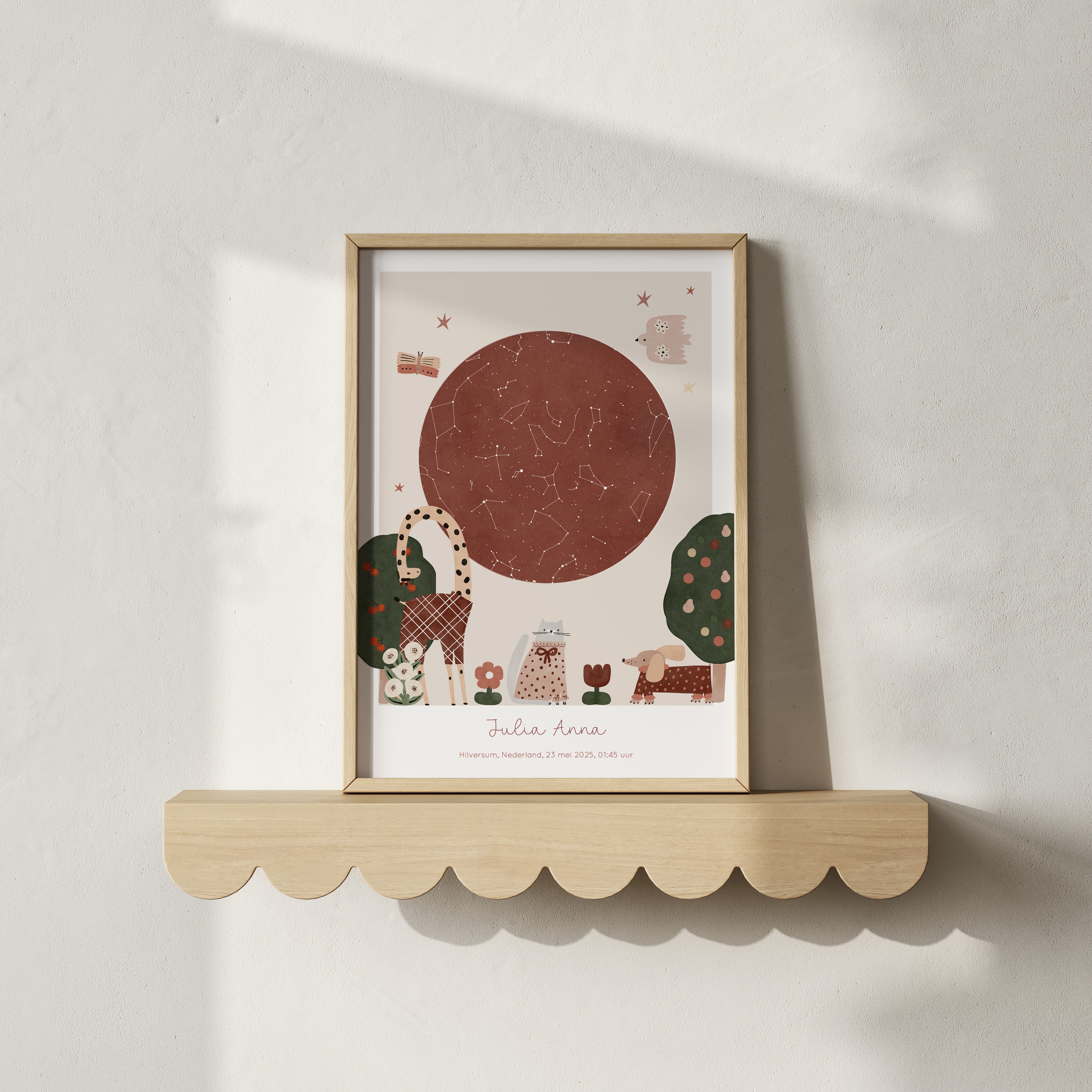 Sterrenhemel poster - Gouache Friends | brick