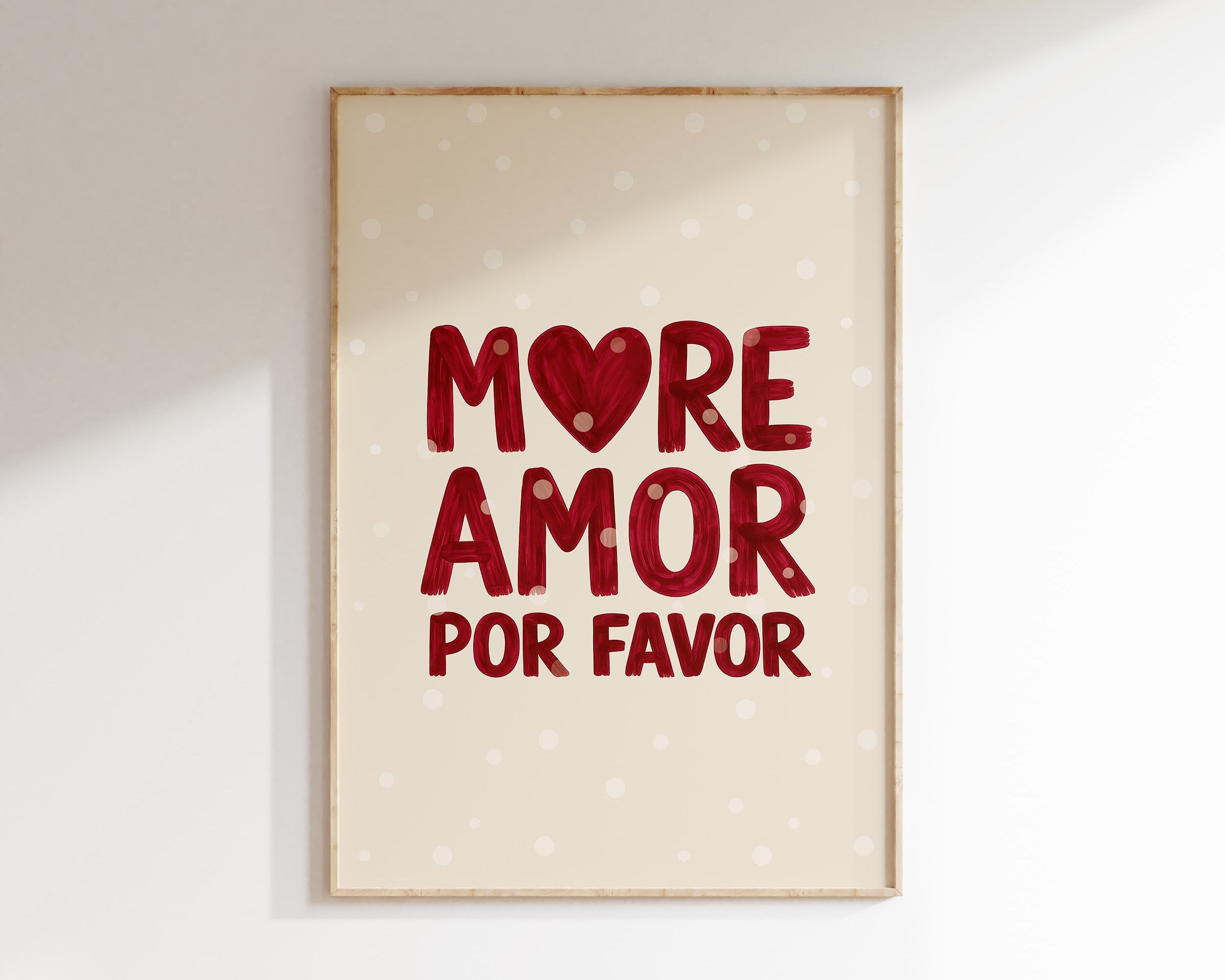 Children's room poster - Je t'aime