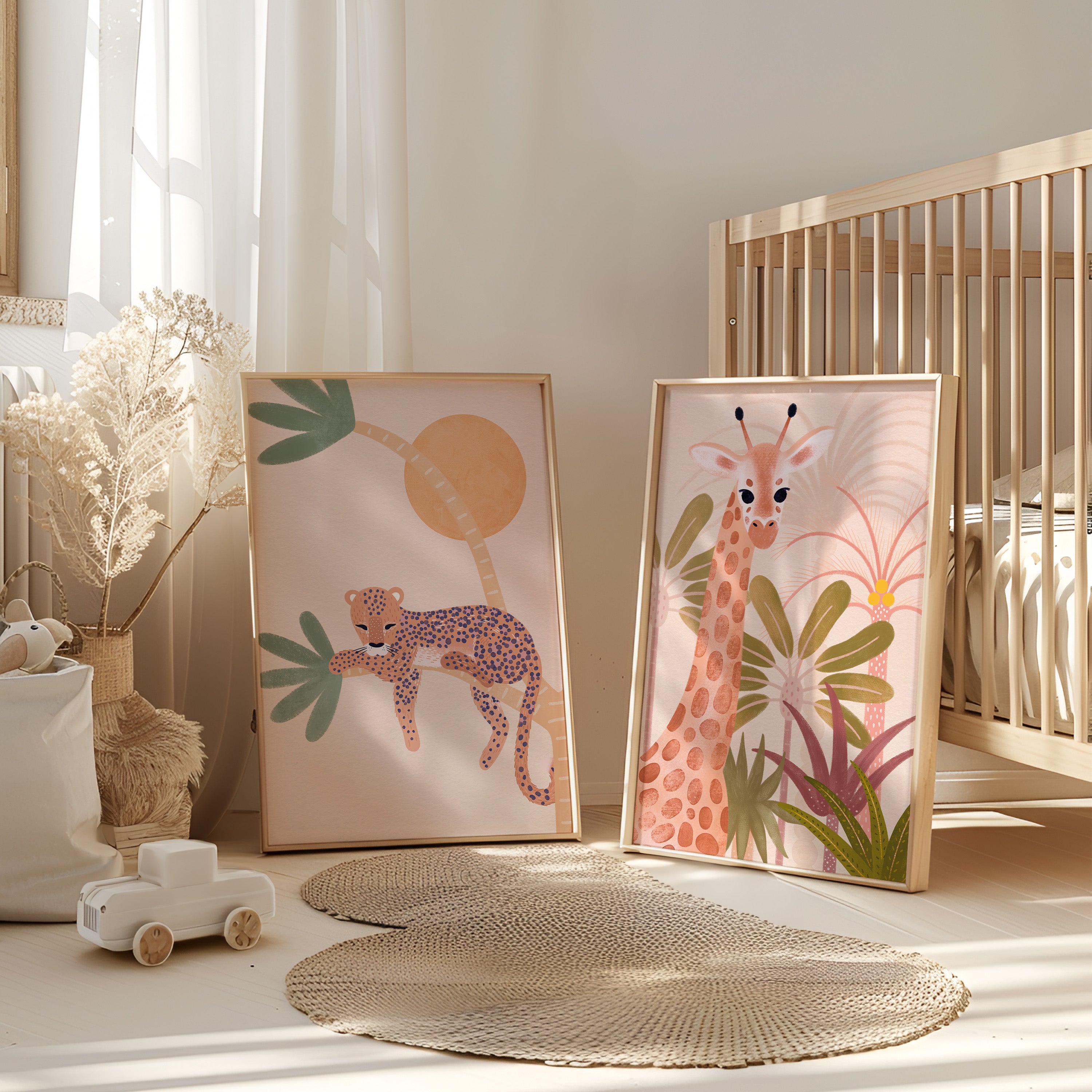 Children's room poster - Leopard in the jungle | Africa