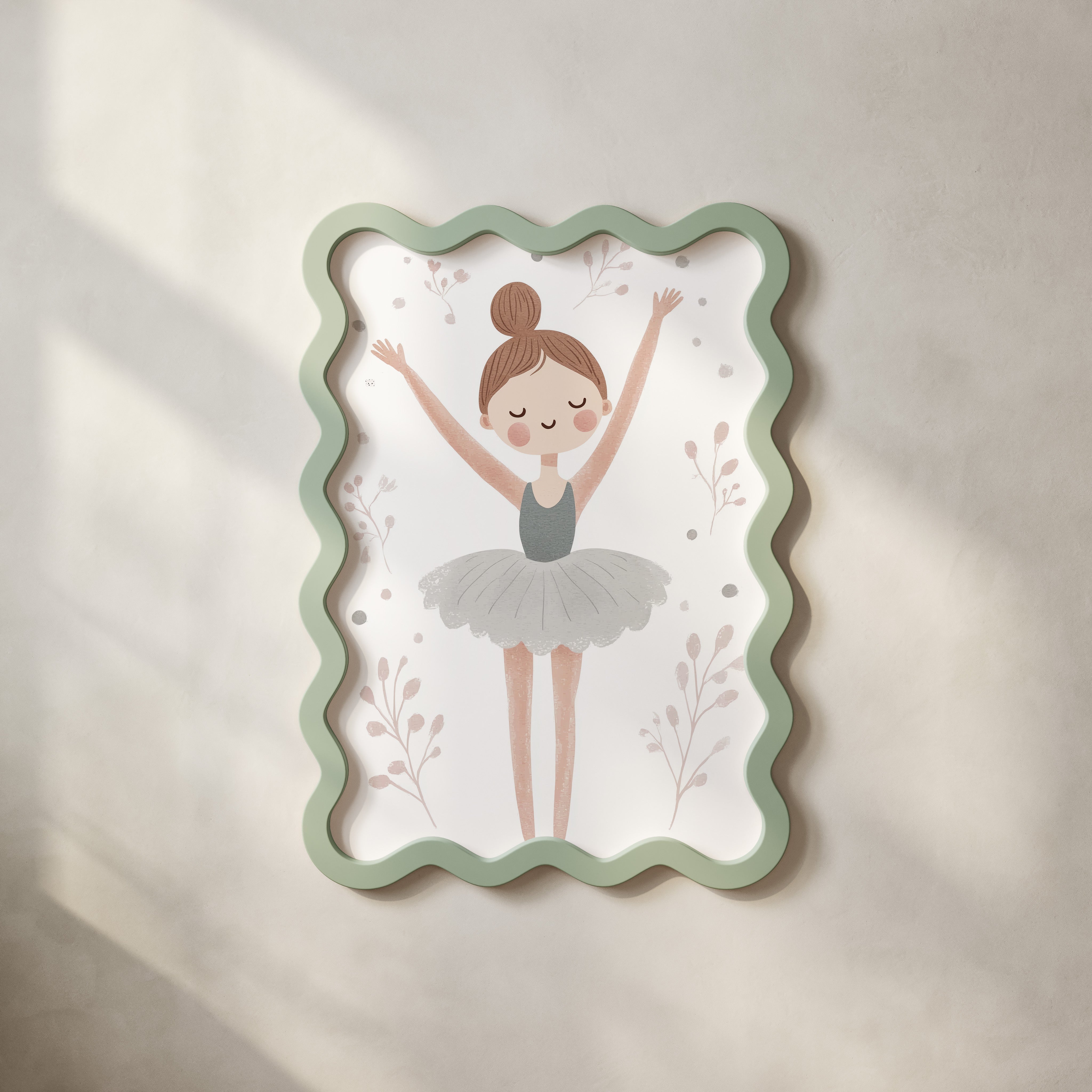 Kinderkamer print - Ballerina meisje