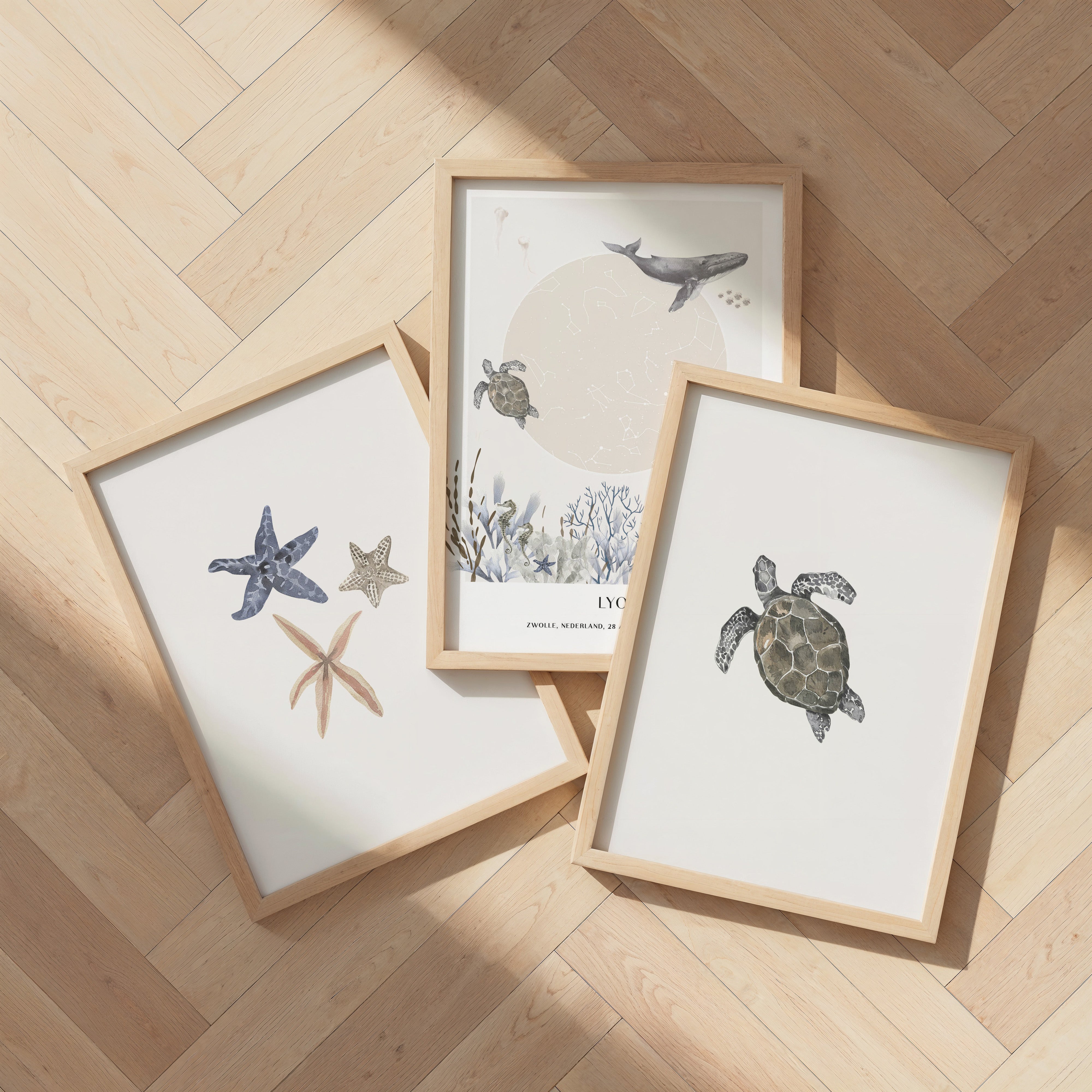 Kinderkamer poster - Schildpad | Under the Sea