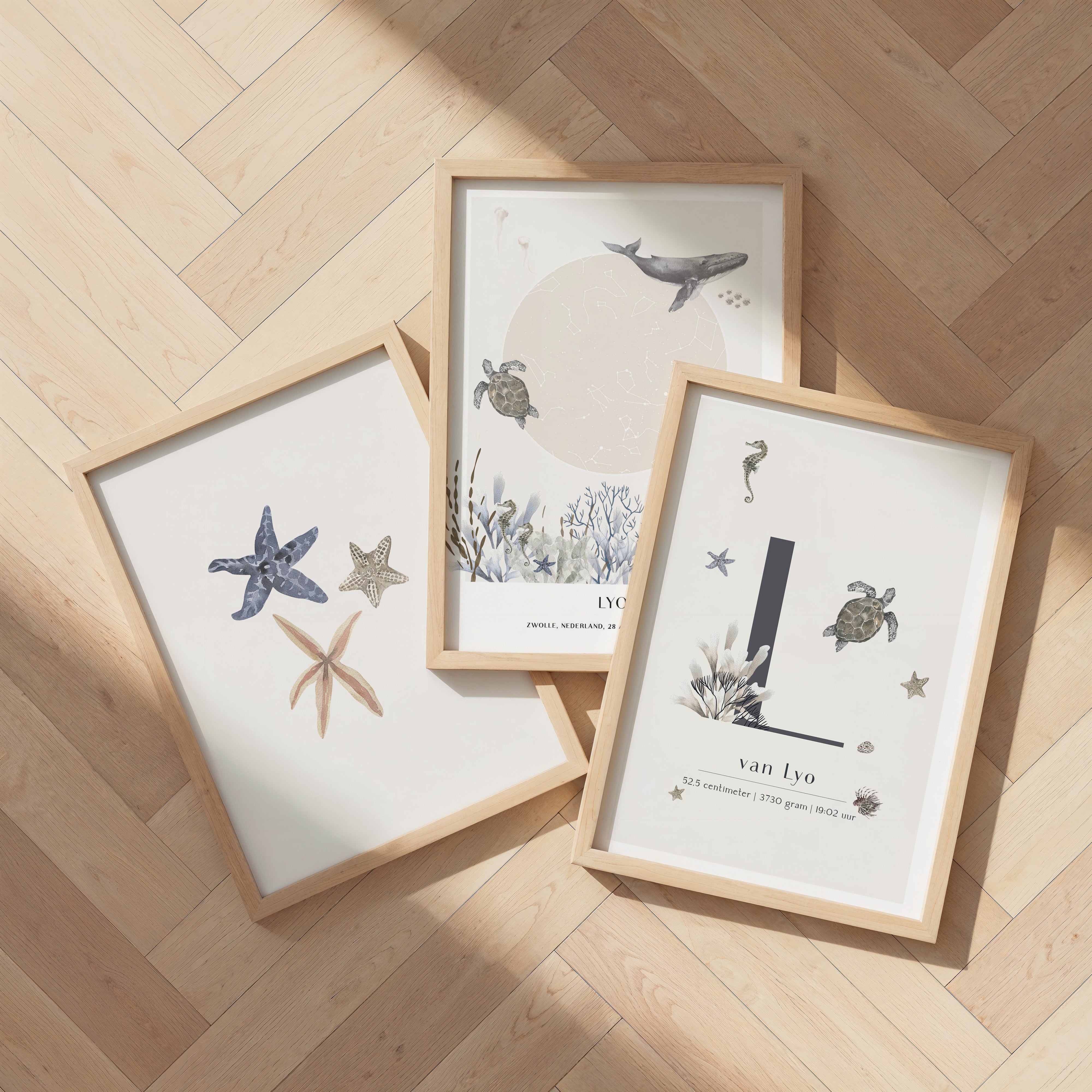 Kinderkamer poster - Zeesterren | Under the Sea