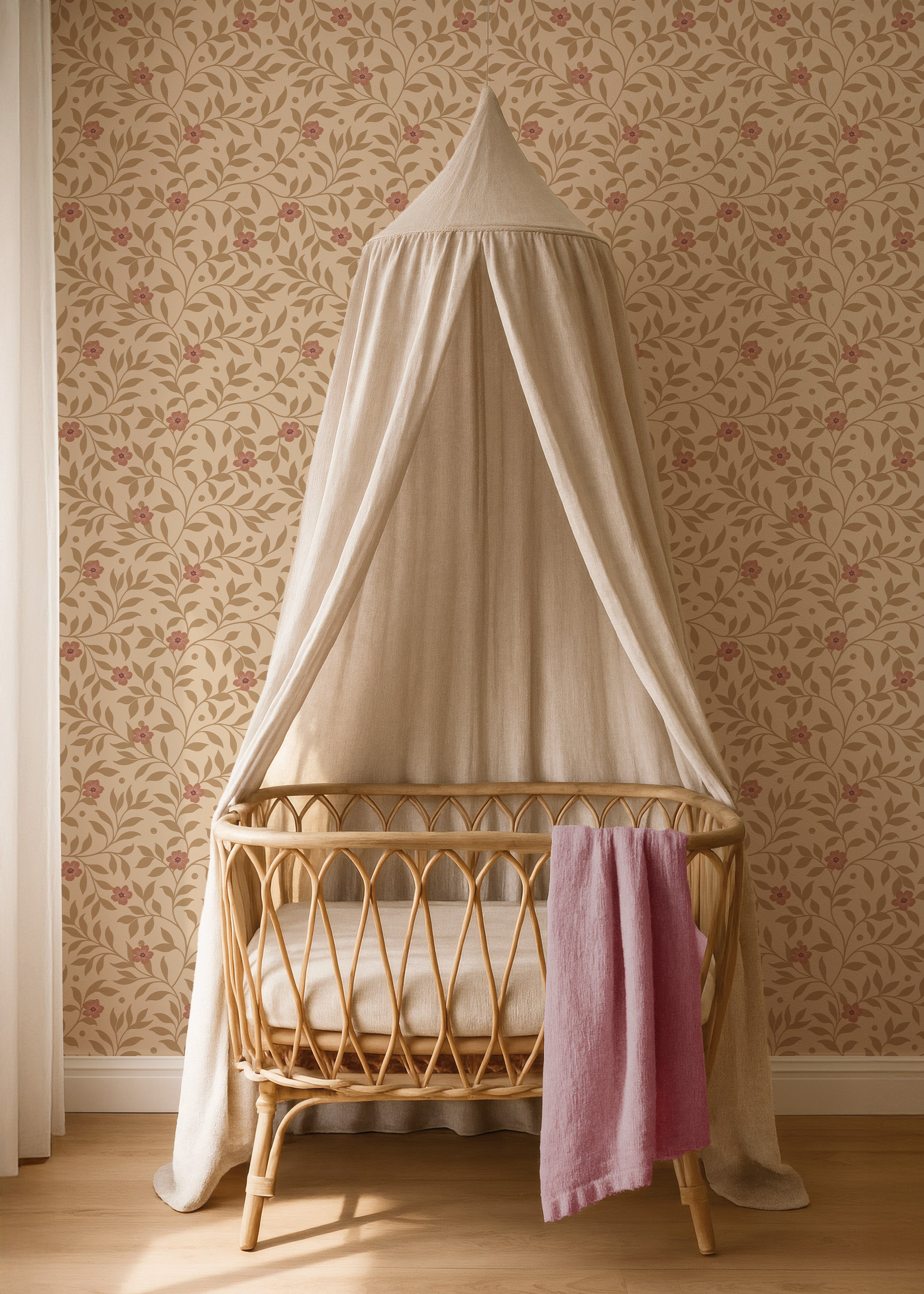 Wallpaper Vintage Flowers