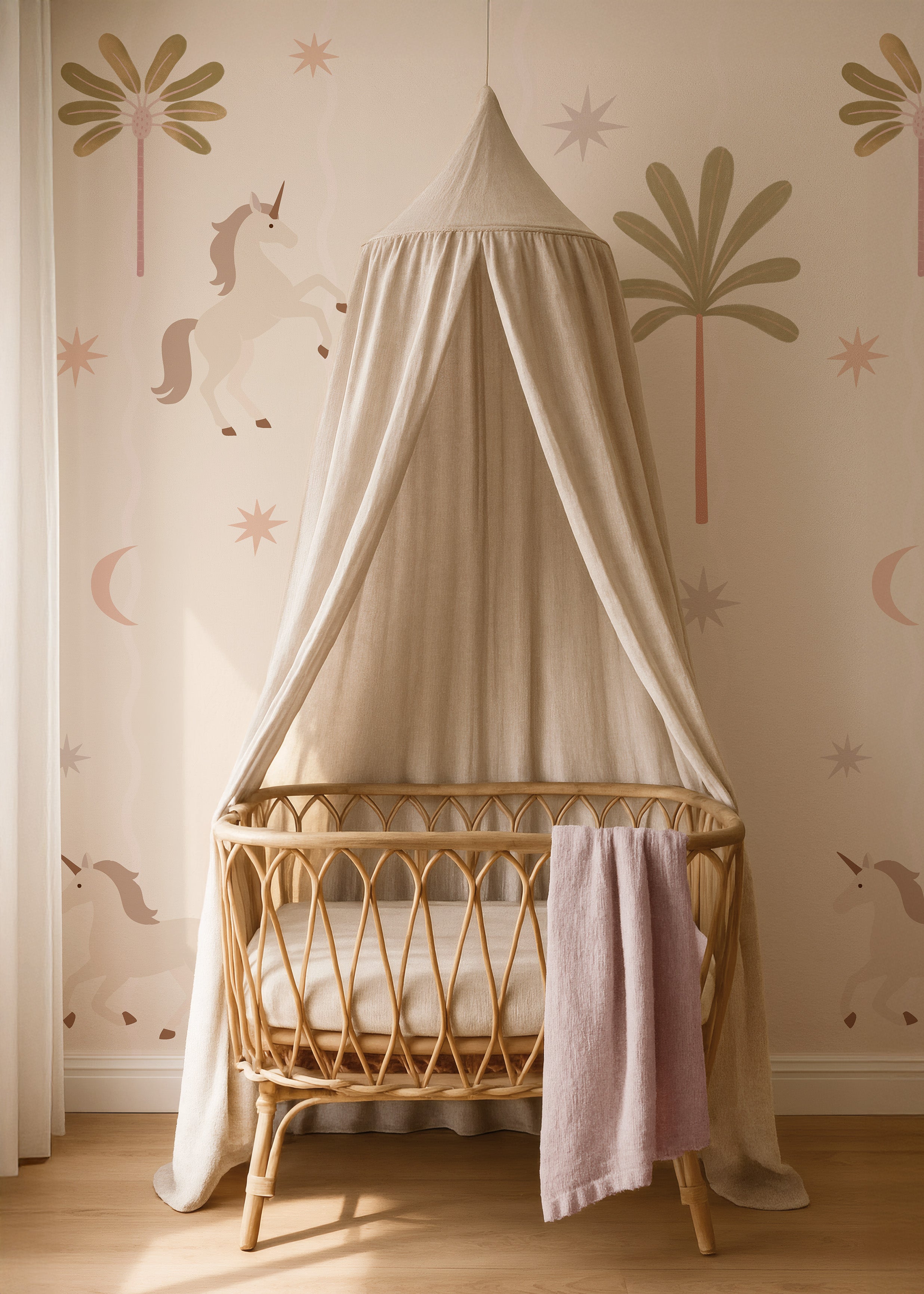 Behang Unicorn - stardust