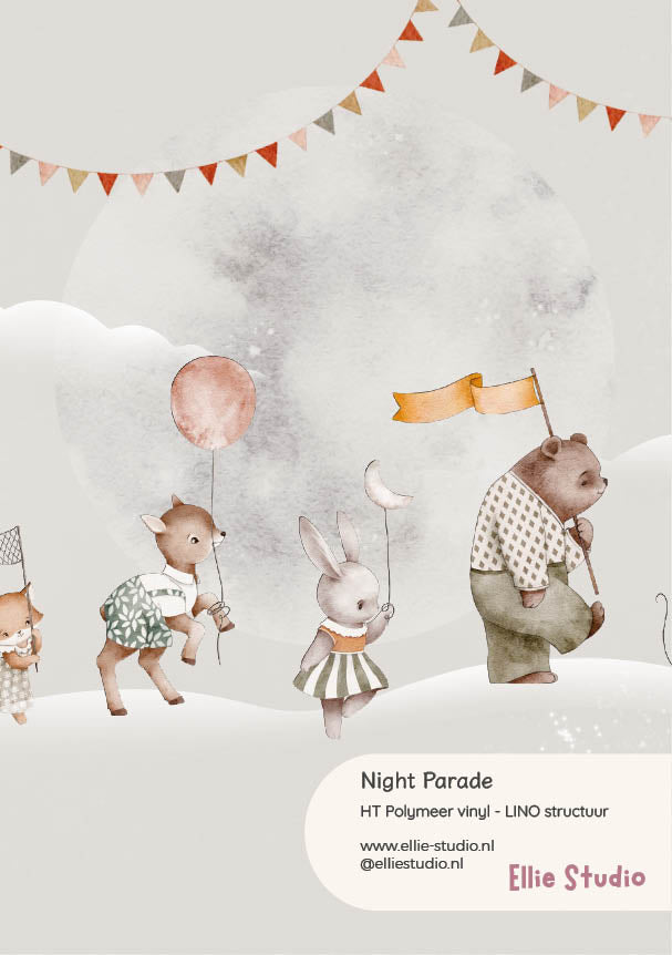 Steel wall sticker - Night Parade